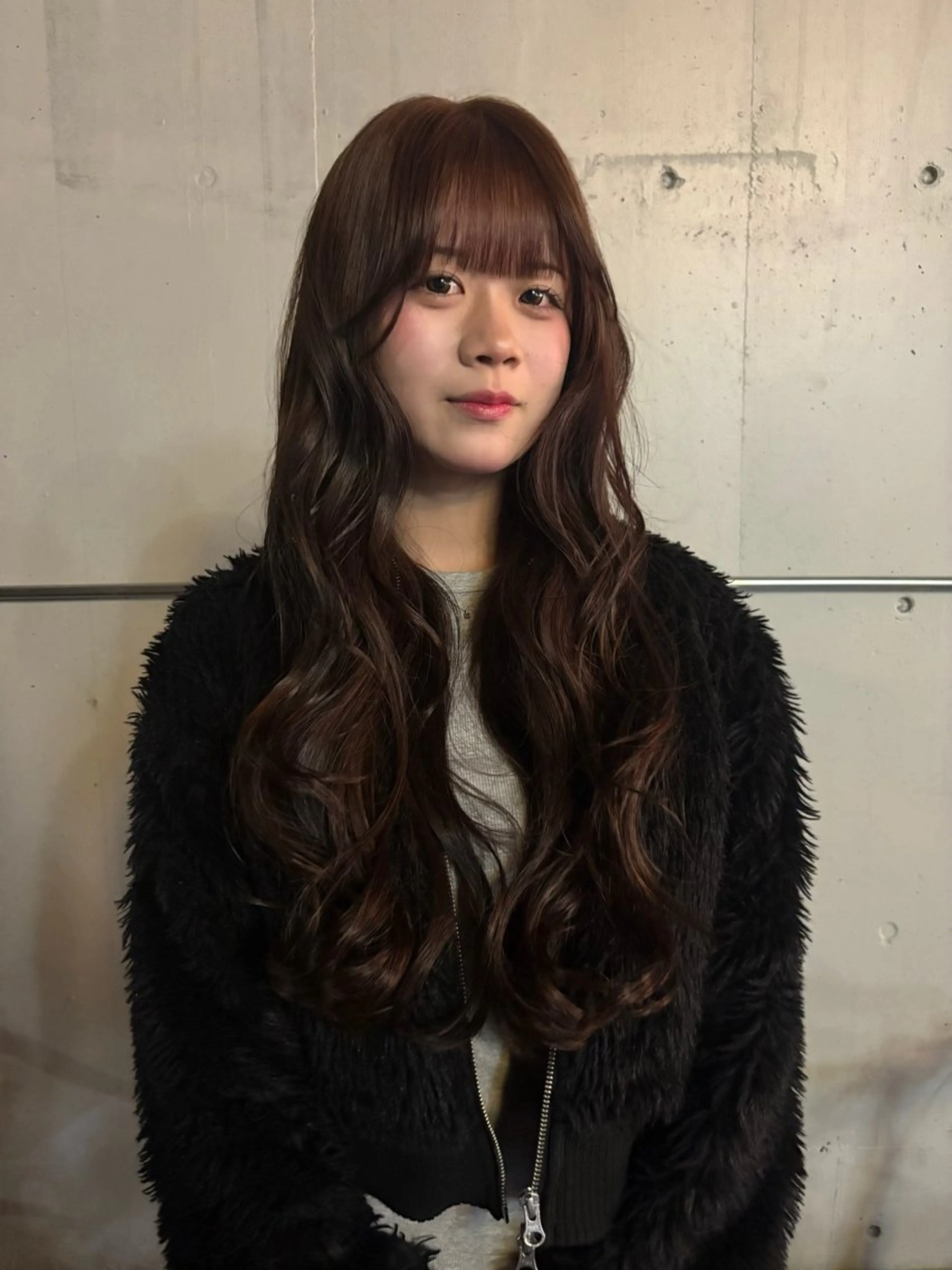 ロング カラー ヘアカラー Inity心斎橋/ クルミのヘアスタイル