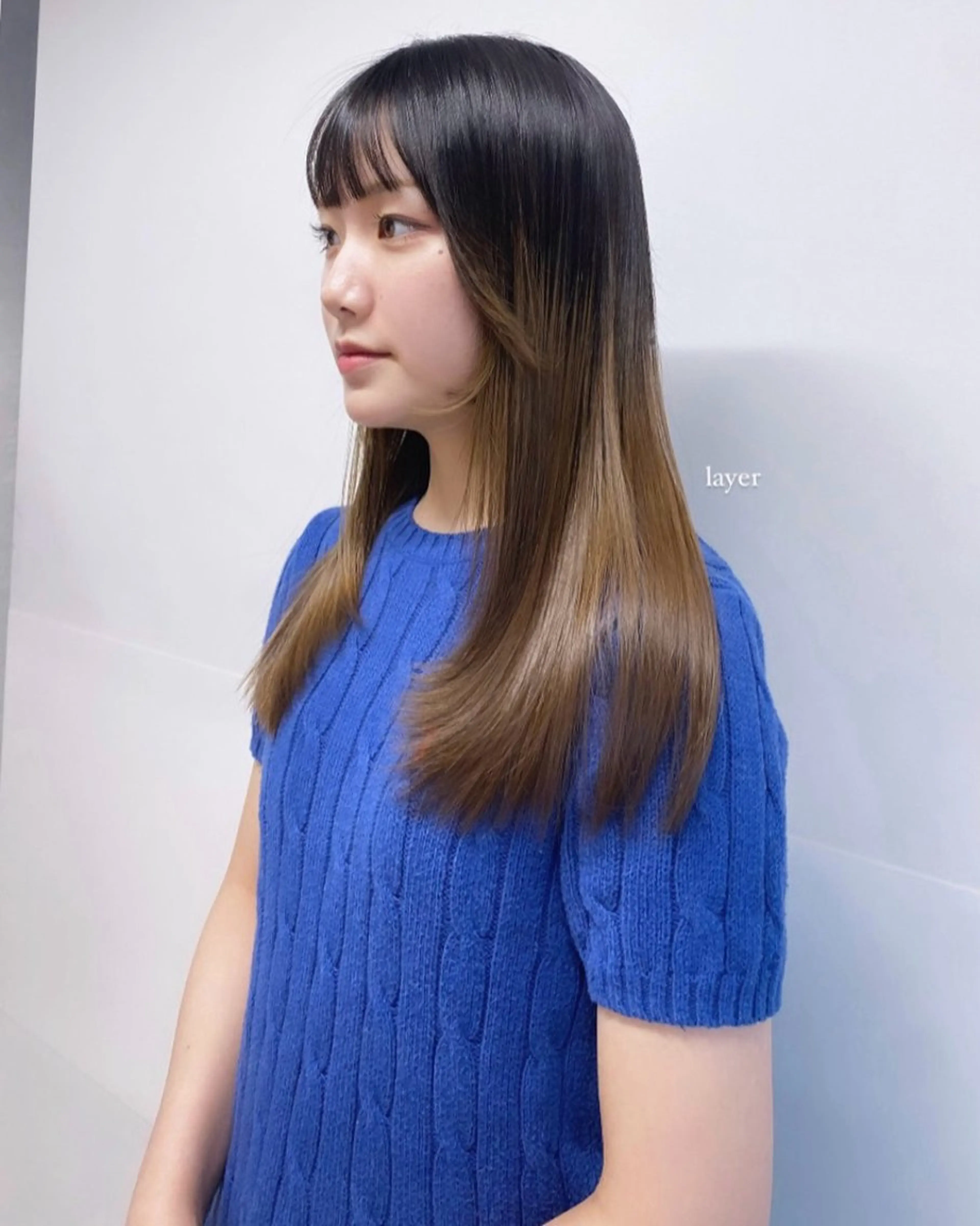 ロング カラー カット salowin JIYUGAOKA所属・マンツーマン半個室 tamuraのヘアスタイル