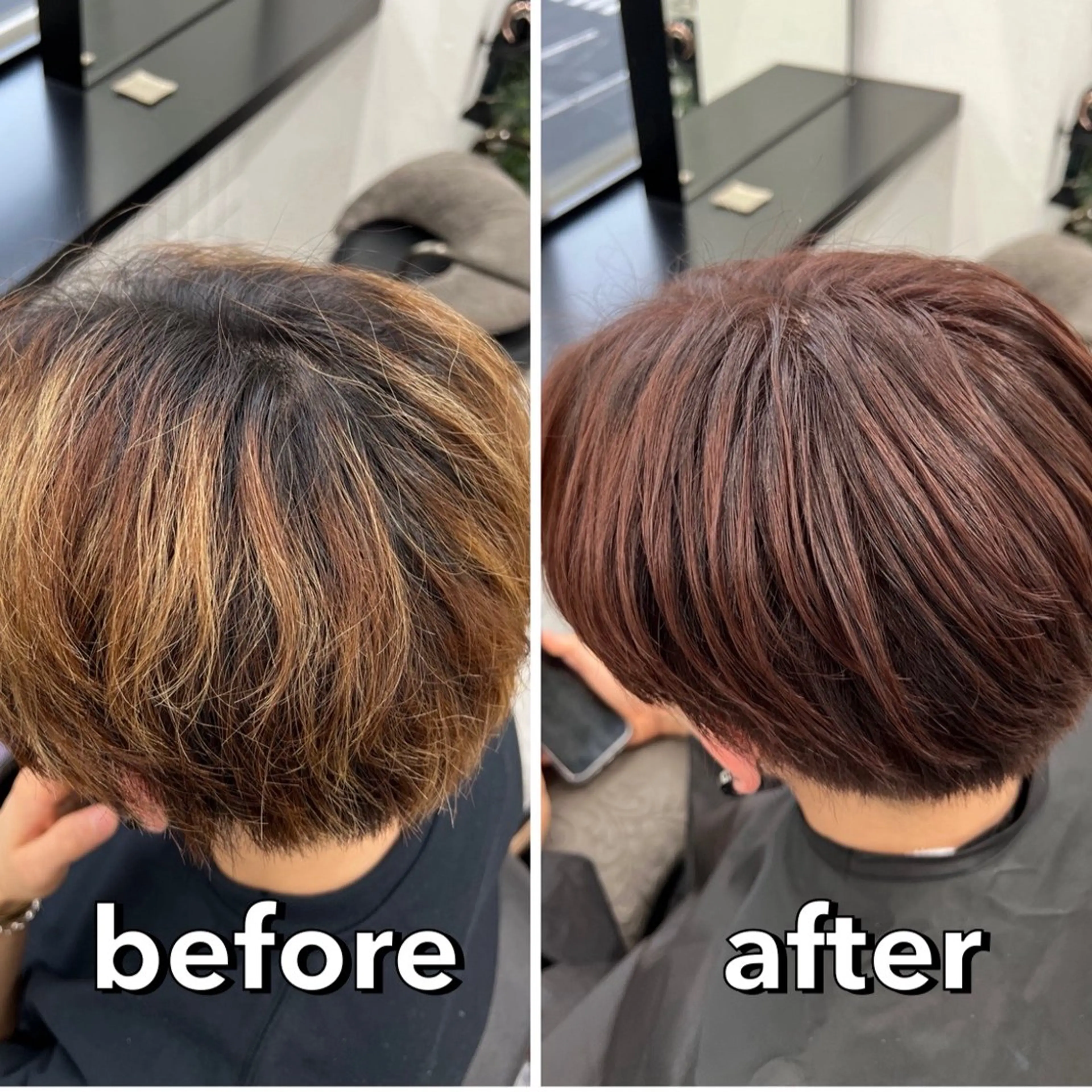 カラー メンズ ブラウンカラー 透明感カラー あすか JILLSTUDIOのヘアスタイル