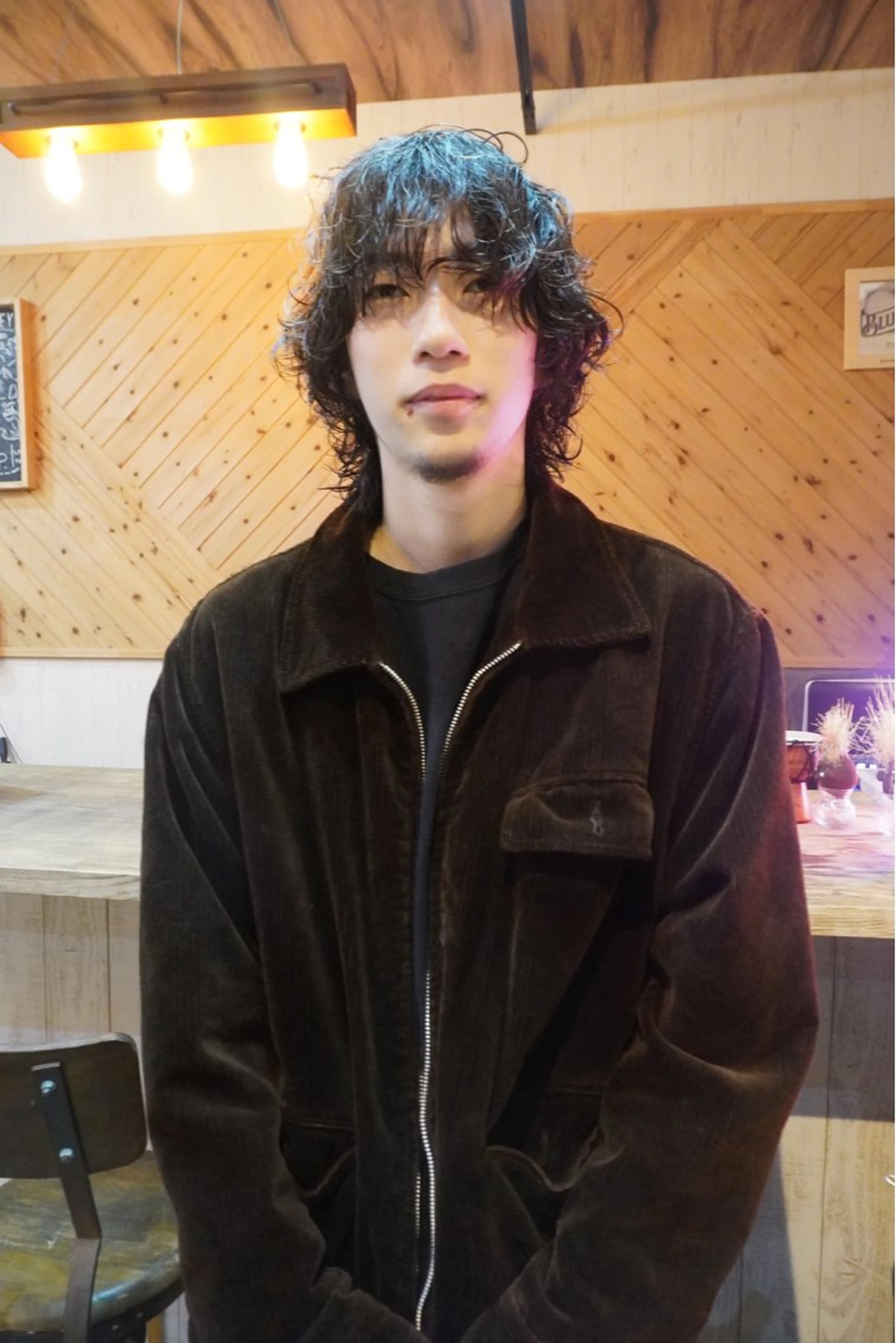 ミディアム パーマ メンズ ⚜️LOM/ メンズサロン⚜️のヘアスタイル