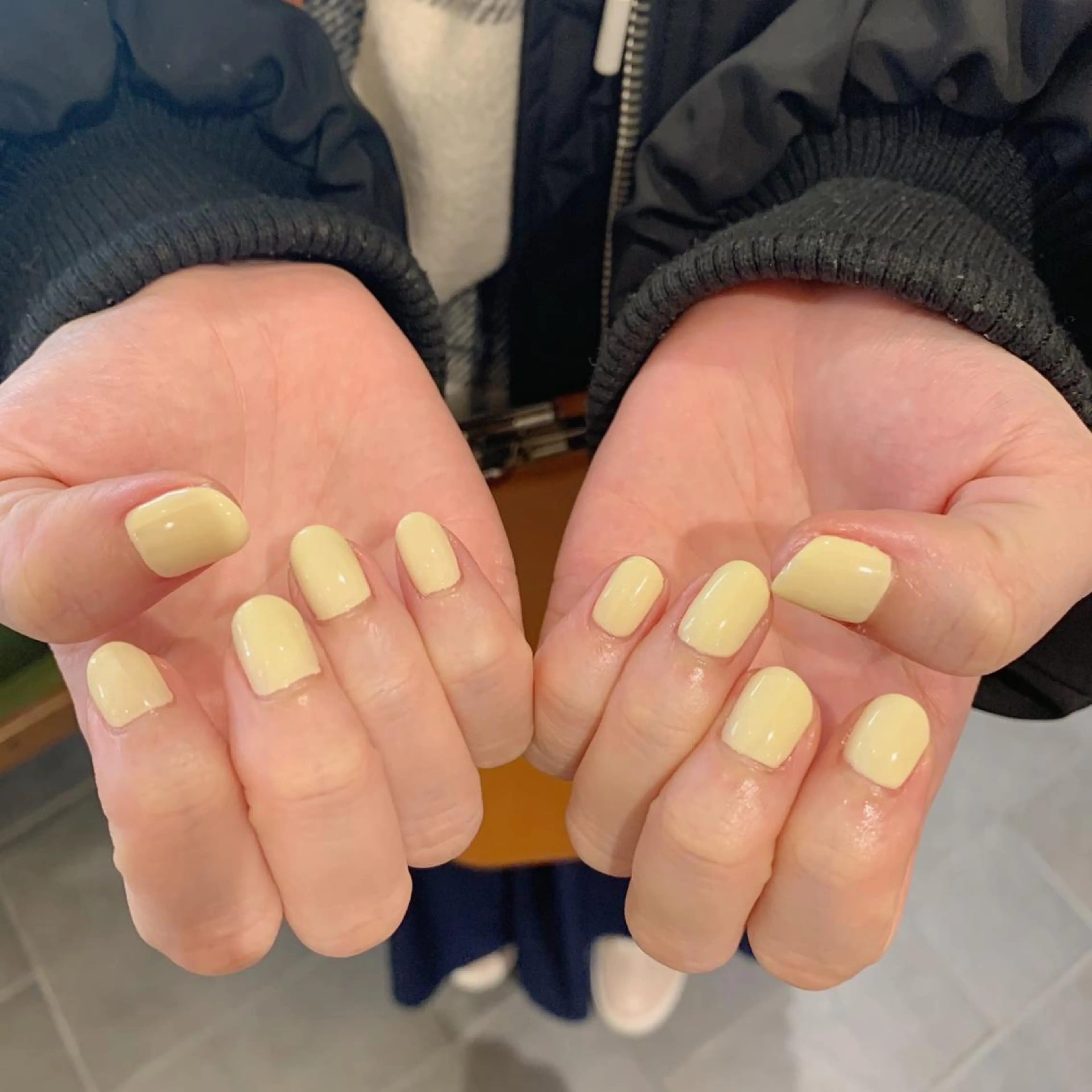 ネイル ジェルネイル ワンカラーネイル パラジェル 鈴木 里奈のネイルデザイン