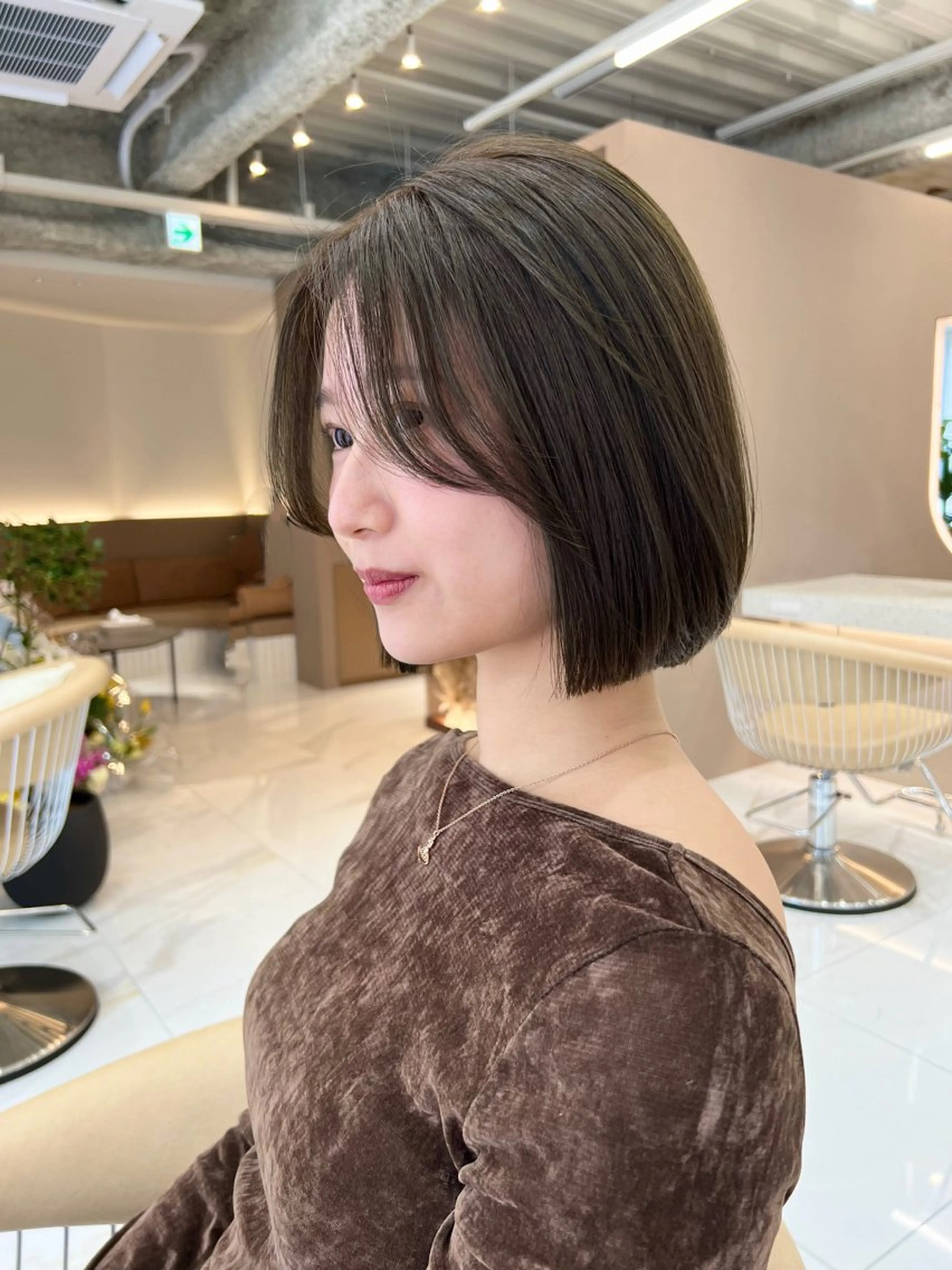 ショート 透明感カラー/ 髪質改善/松沢州途のヘアスタイル