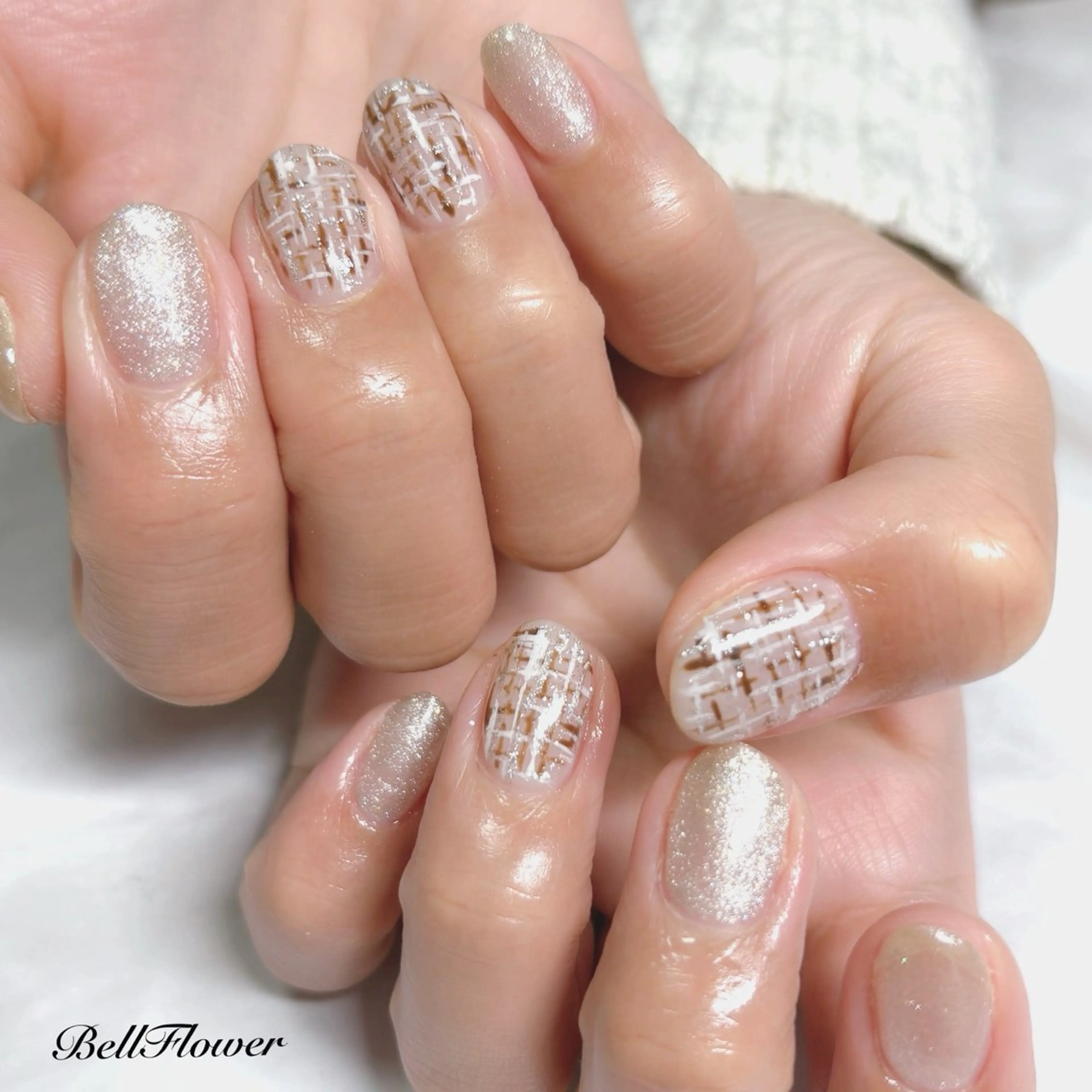 ネイル ハンドネイル Bell Flowerのネイルデザイン