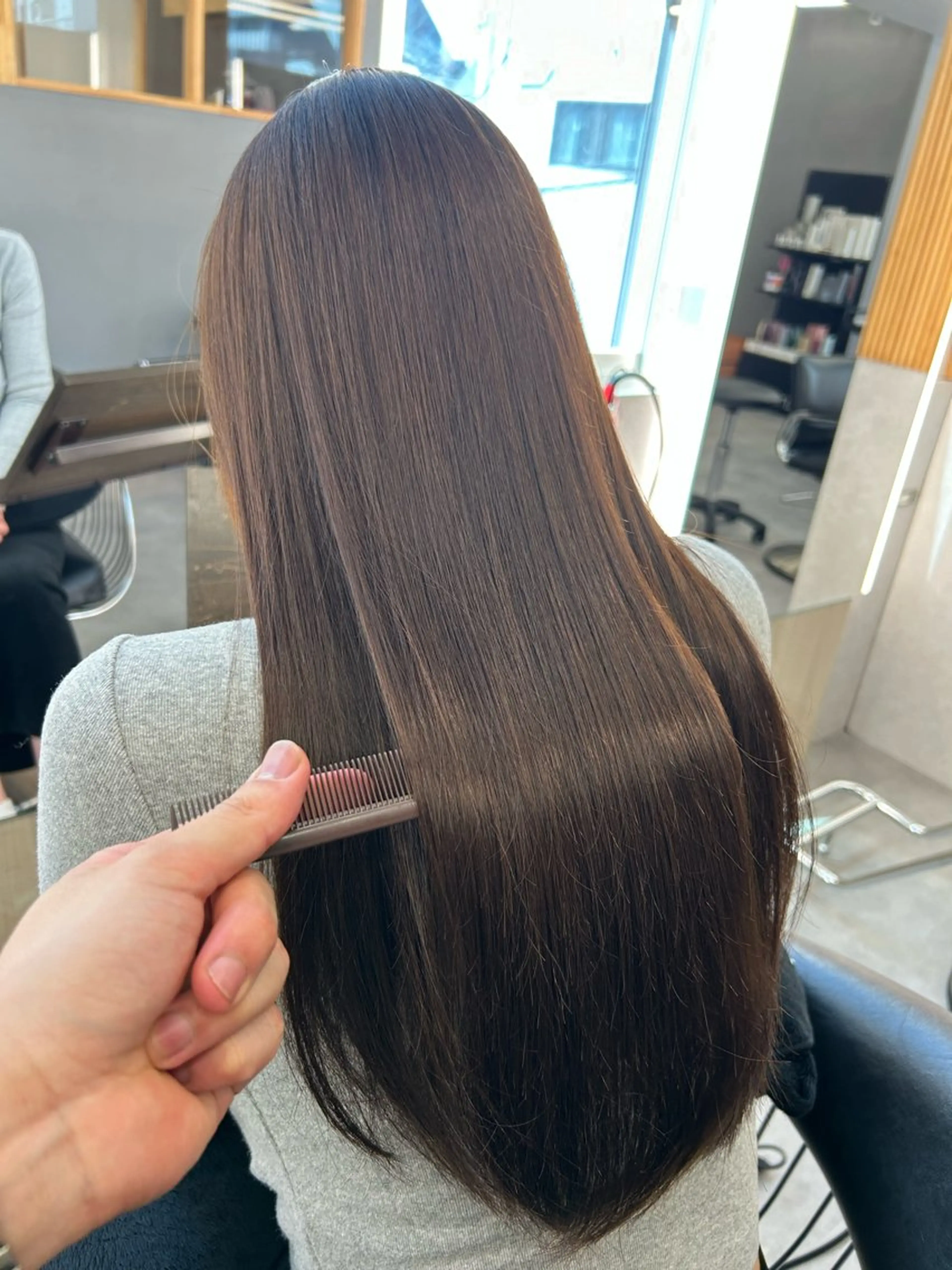 ロング カット 縮毛矯正 トリートメント 【🌈ボブ/縮毛矯正 /🌈】motoのヘアスタイル