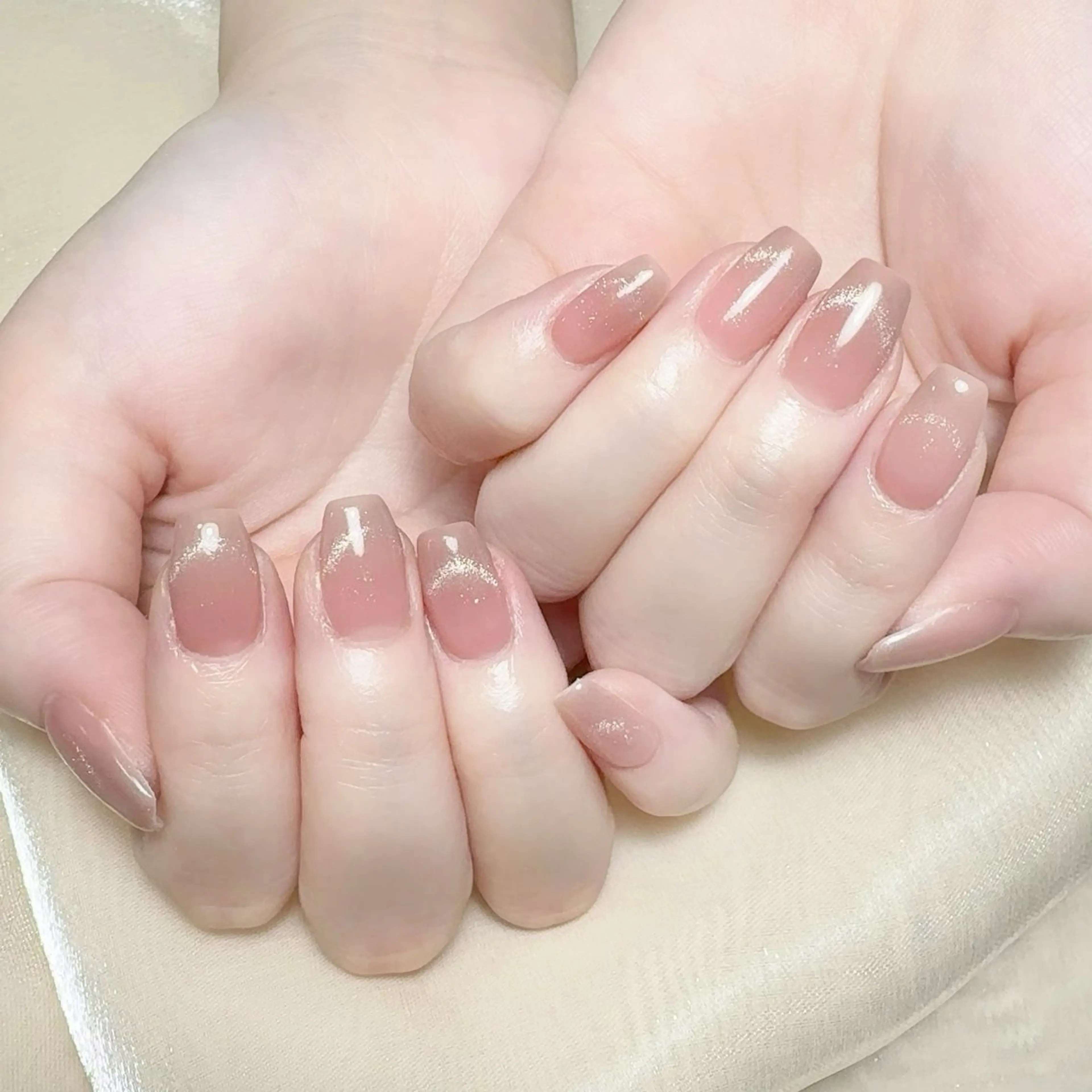 メンズ ネイル メンズ韓国風 アートネイル オーロラネイル ガーリー キラキラネイル ハンドネイル Nail salon 木にいるのネイルデザイン