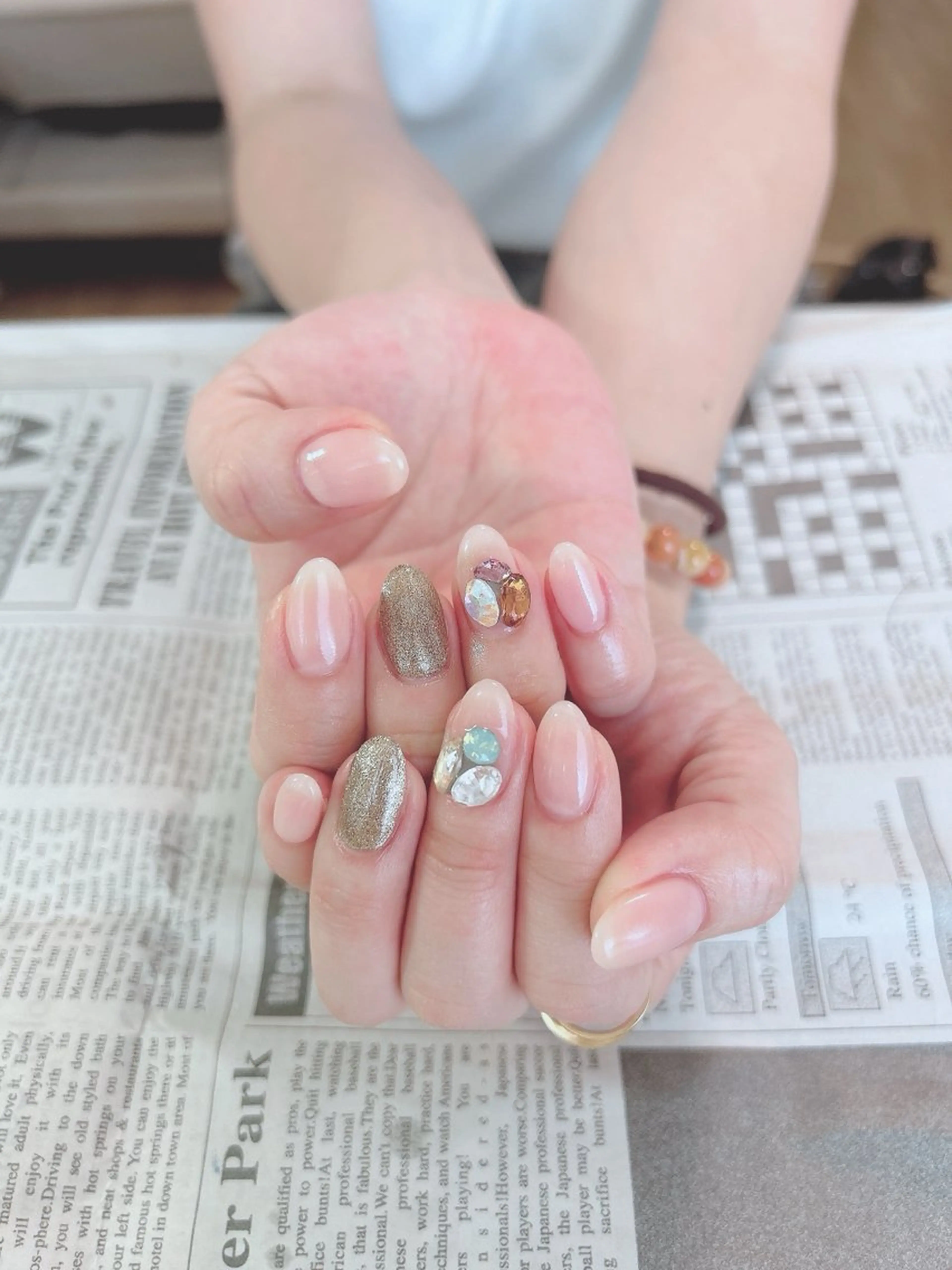 ネイル ハンドネイル ハンドケア 森山 舞のネイルデザイン