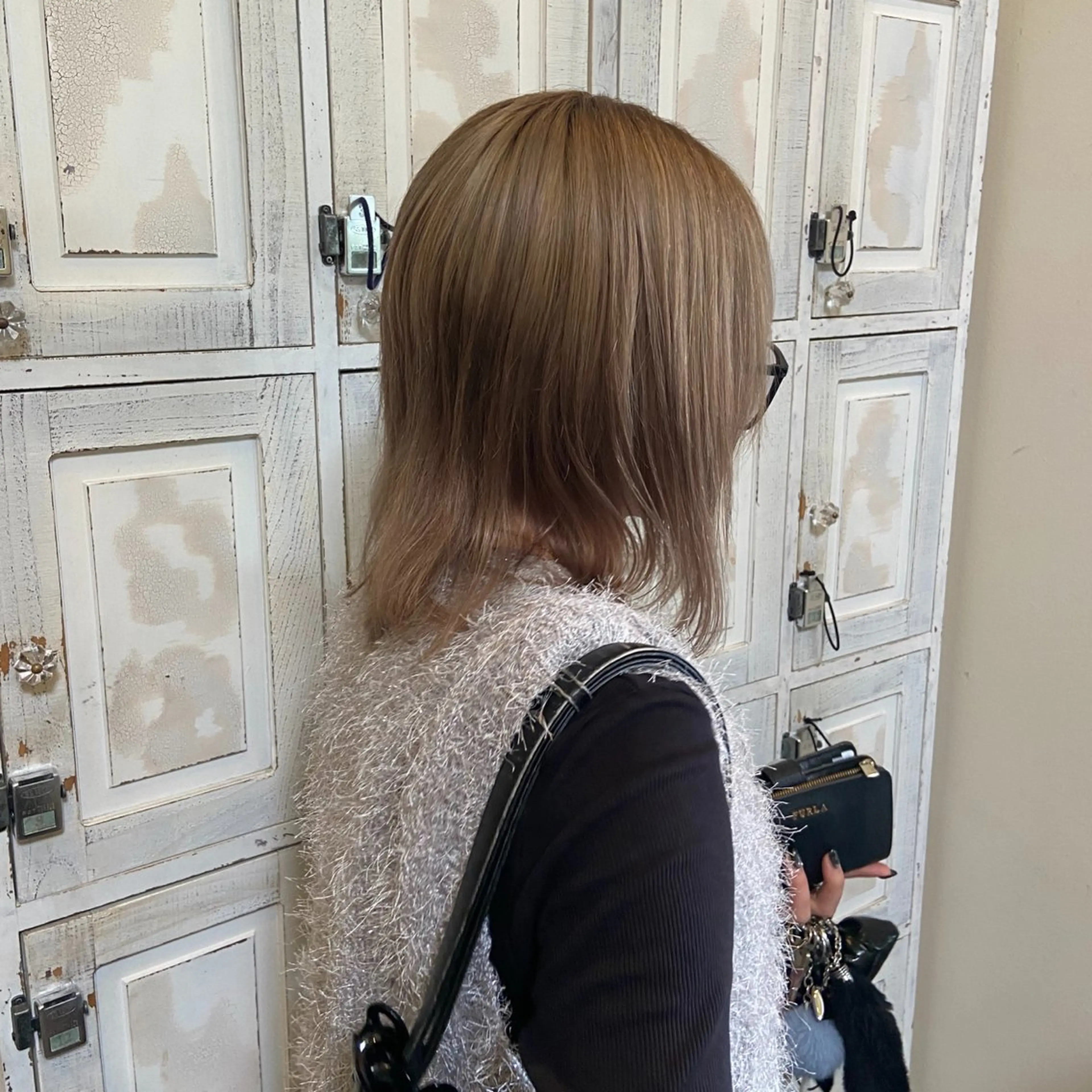 ミディアム カラー ベージュカラー LE-PLA Citta 大雅のヘアスタイル