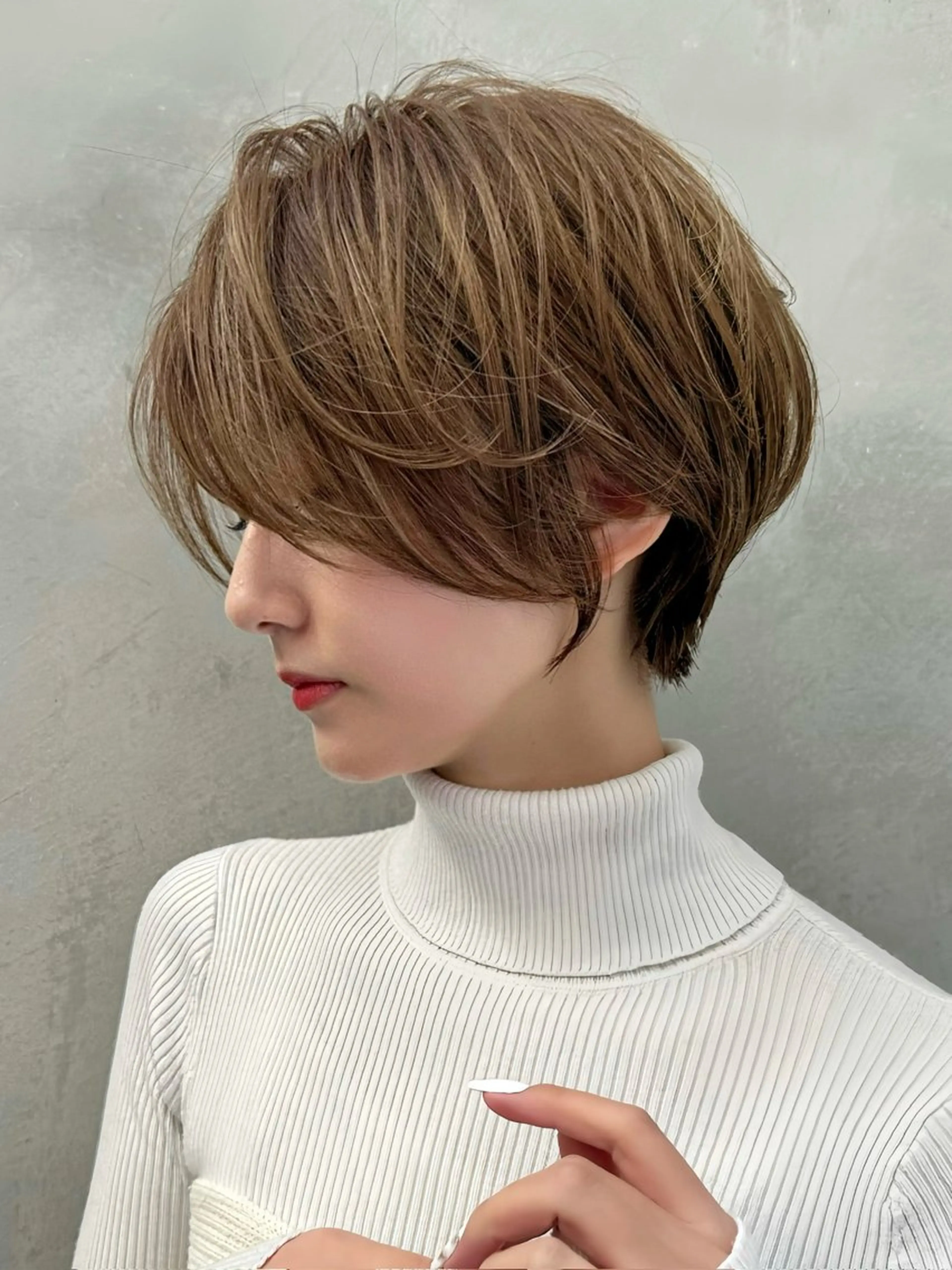ショート ショートヘア 小顔カット カット ヘアカラー トリートメント ヘッドスパ taiga ショート /レイヤー/矯正🌈のヘアスタイル
