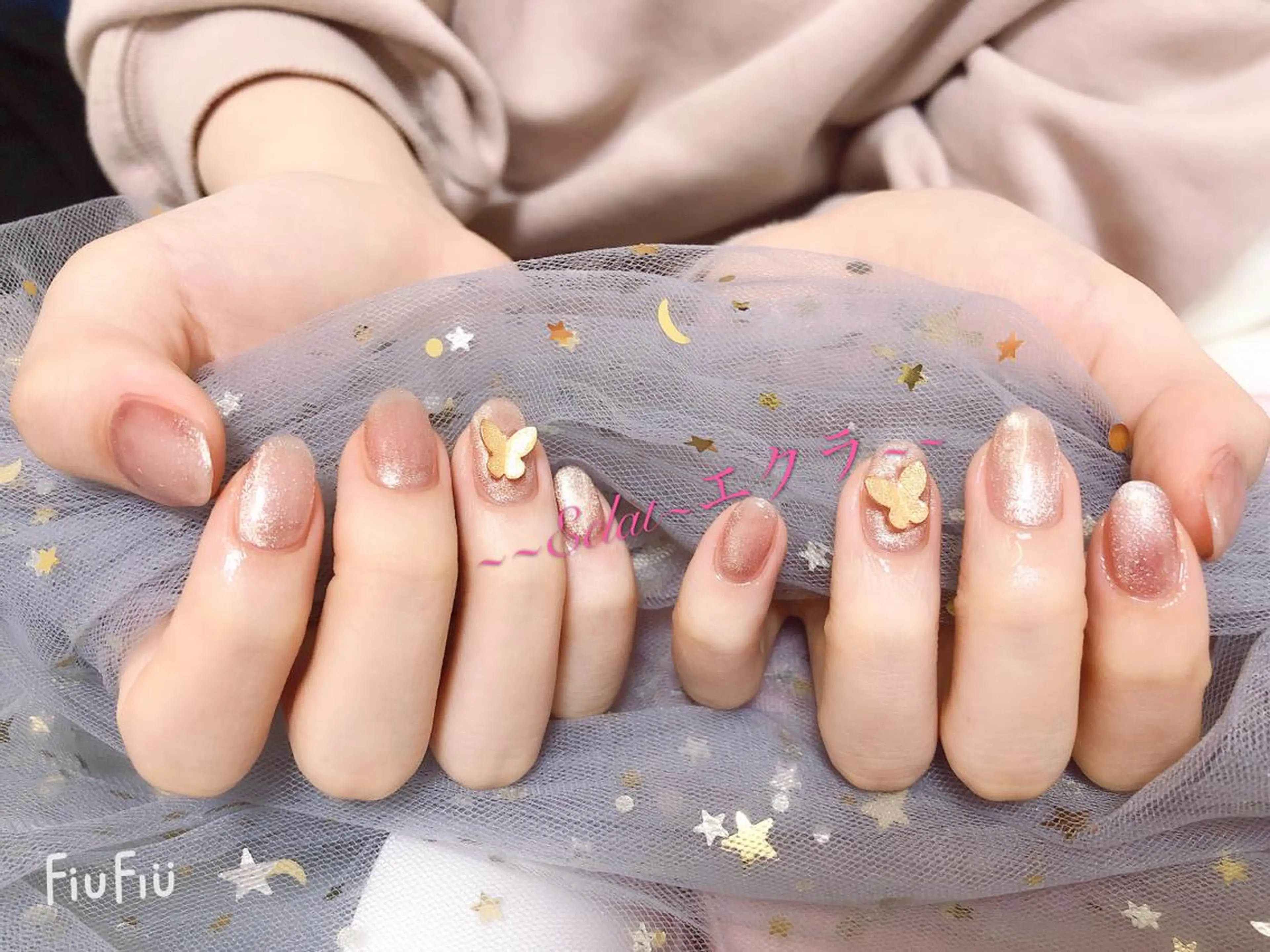 ネイル ハンドネイル ネイルサロンエクラ 🫧Shizukaのネイルデザイン