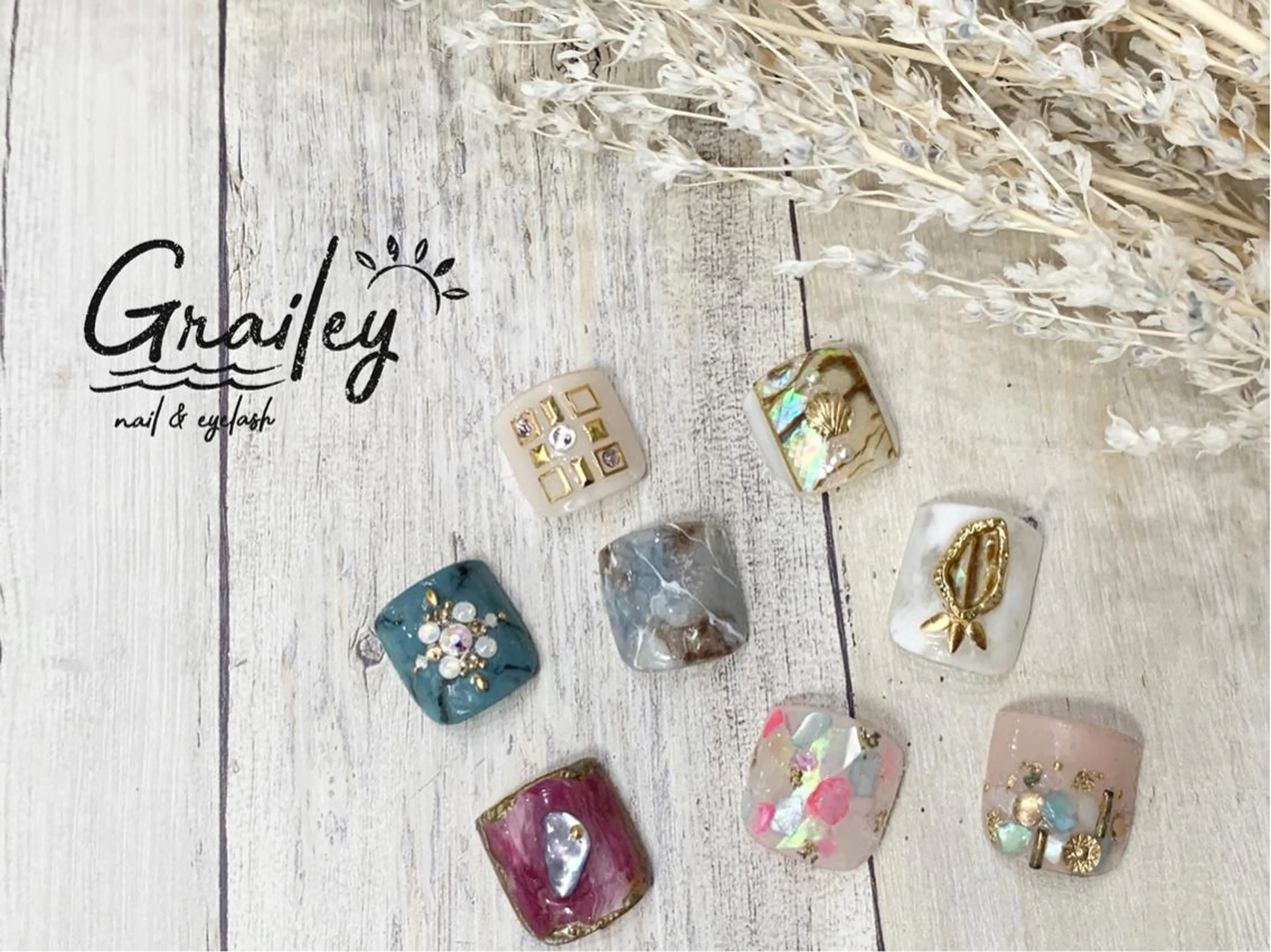 【minimo＊新規限定＊オフ込み】◆Foot定額◆親指のみアート♡ドライケア付♡【¥8500→¥7500】の写真