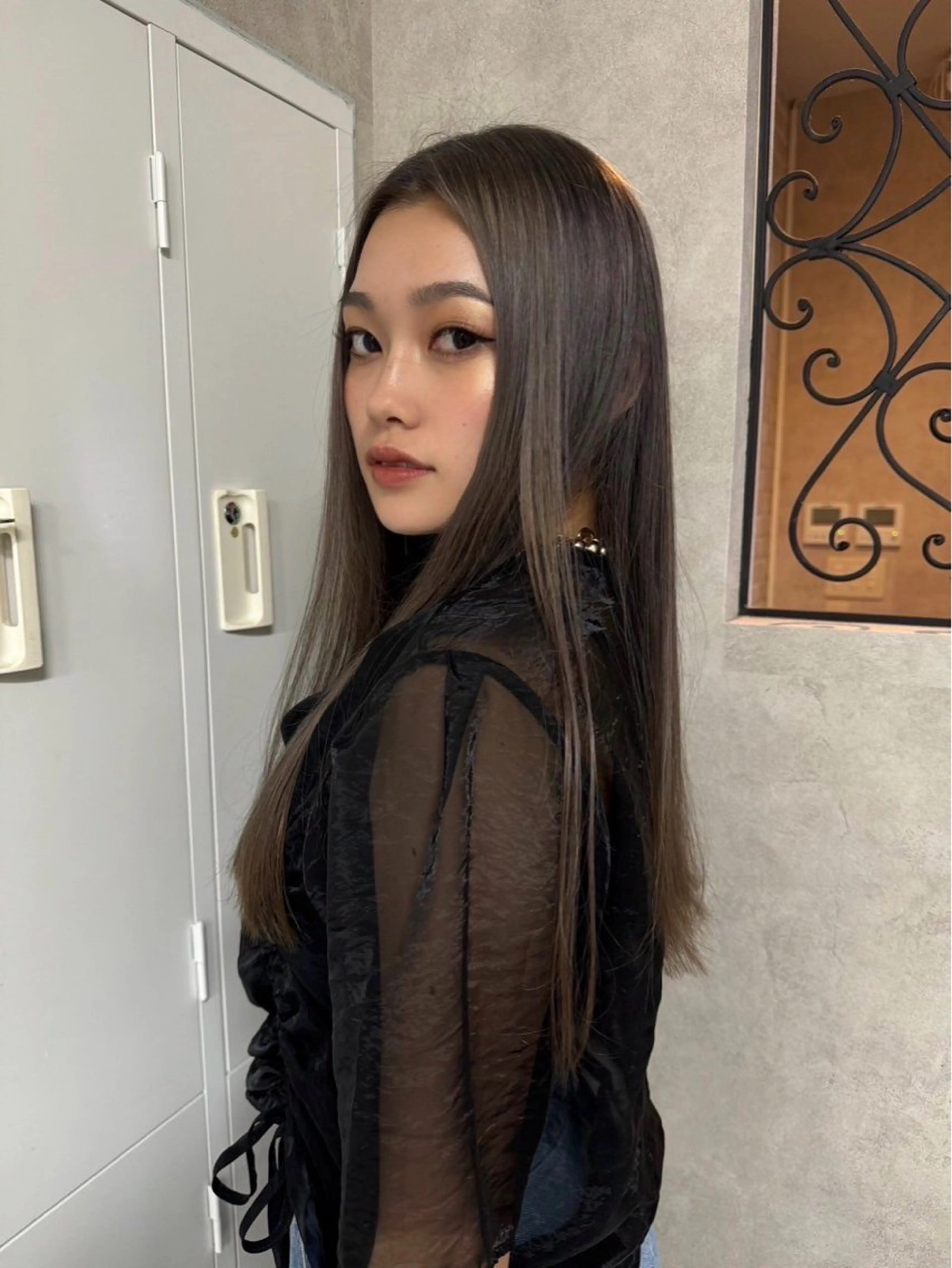 ロング 宮田 優花のヘアスタイル