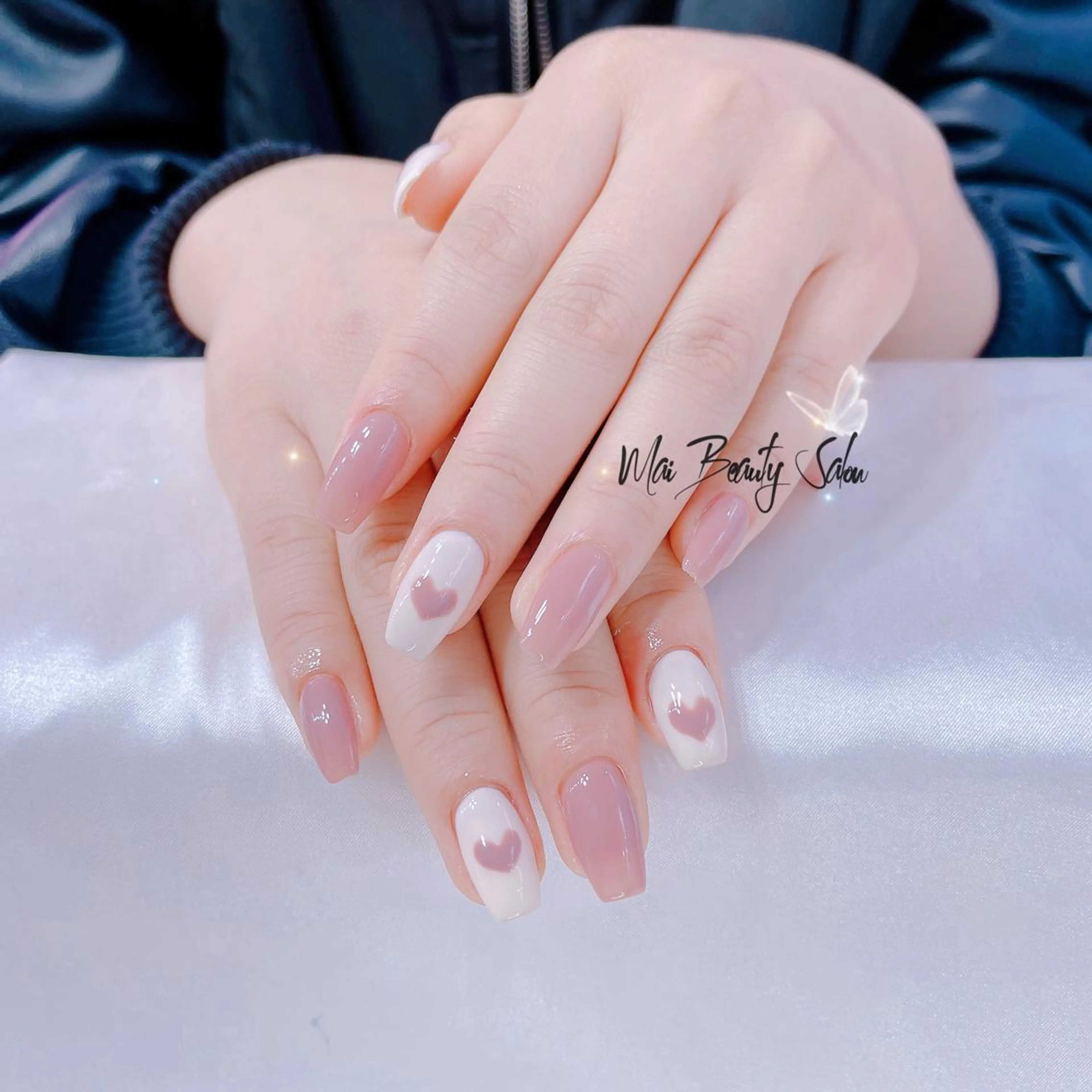 ネイル フットネイル ジェルネイル マグネットネイル パラジェル ワンホンネイル MaiBeauty Niのネイルデザイン