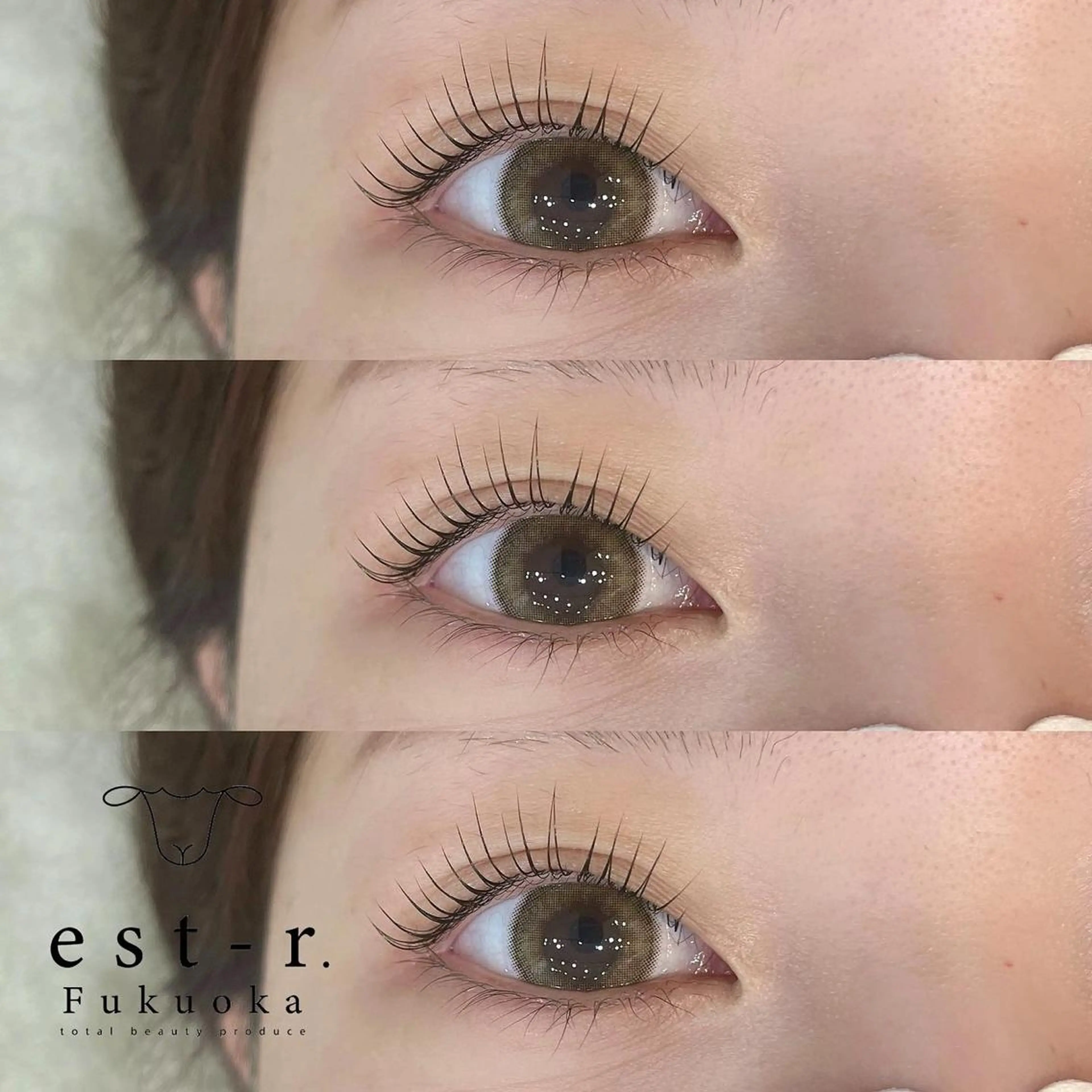 マツエク・マツパ フラットラッシュ パリジェンヌラッシュリフト まつげパーマ 下まつげエクステ 一重×まつ毛パーマ マツパ Riho/博多/ まつげパーマ/LEDのマツエク・マツパデザイン