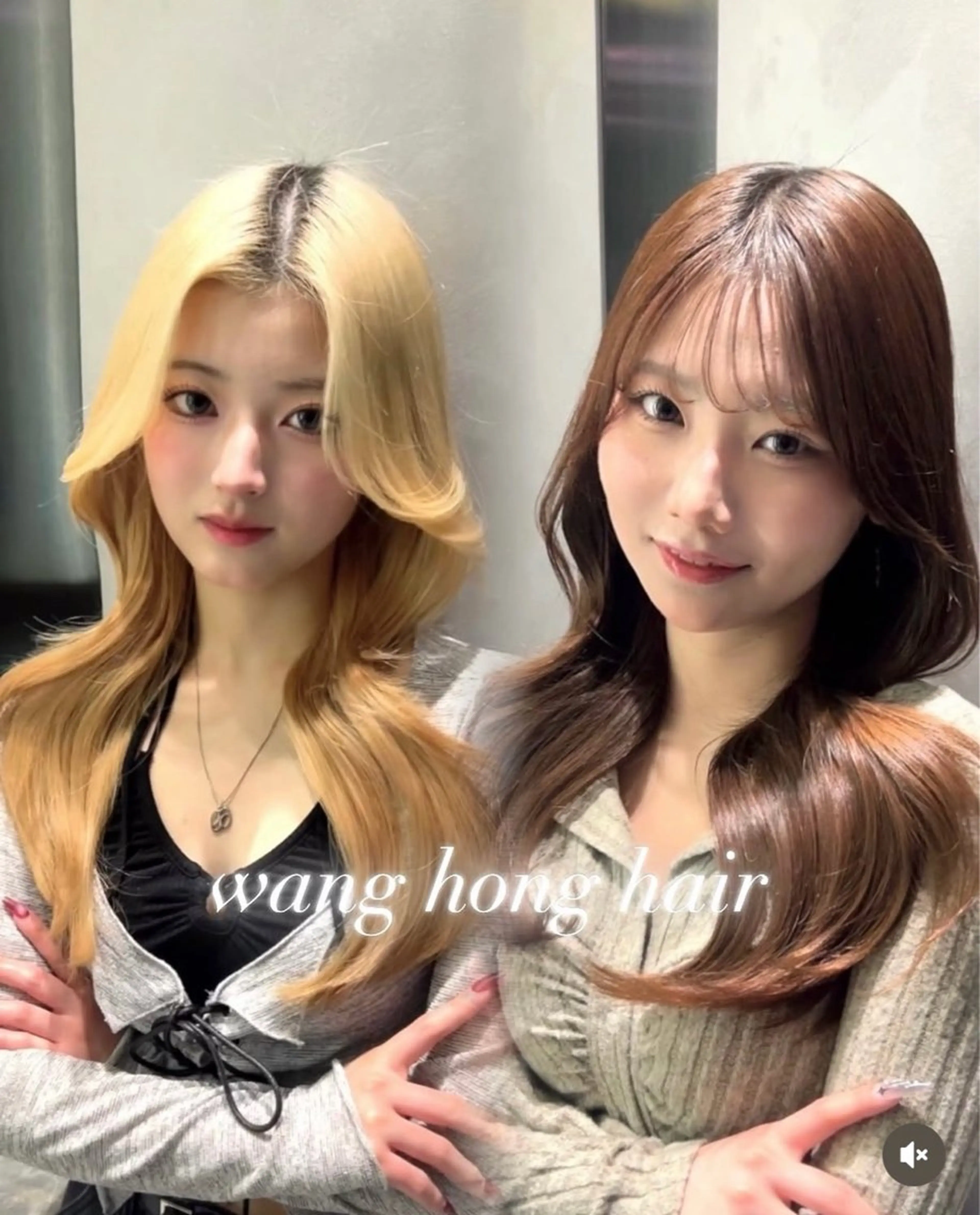 ロング くびれヘア 韓国風ヘア ヘアカラー トリートメント ヘアセット COA所属・なつみ COA GINZAのヘアスタイル