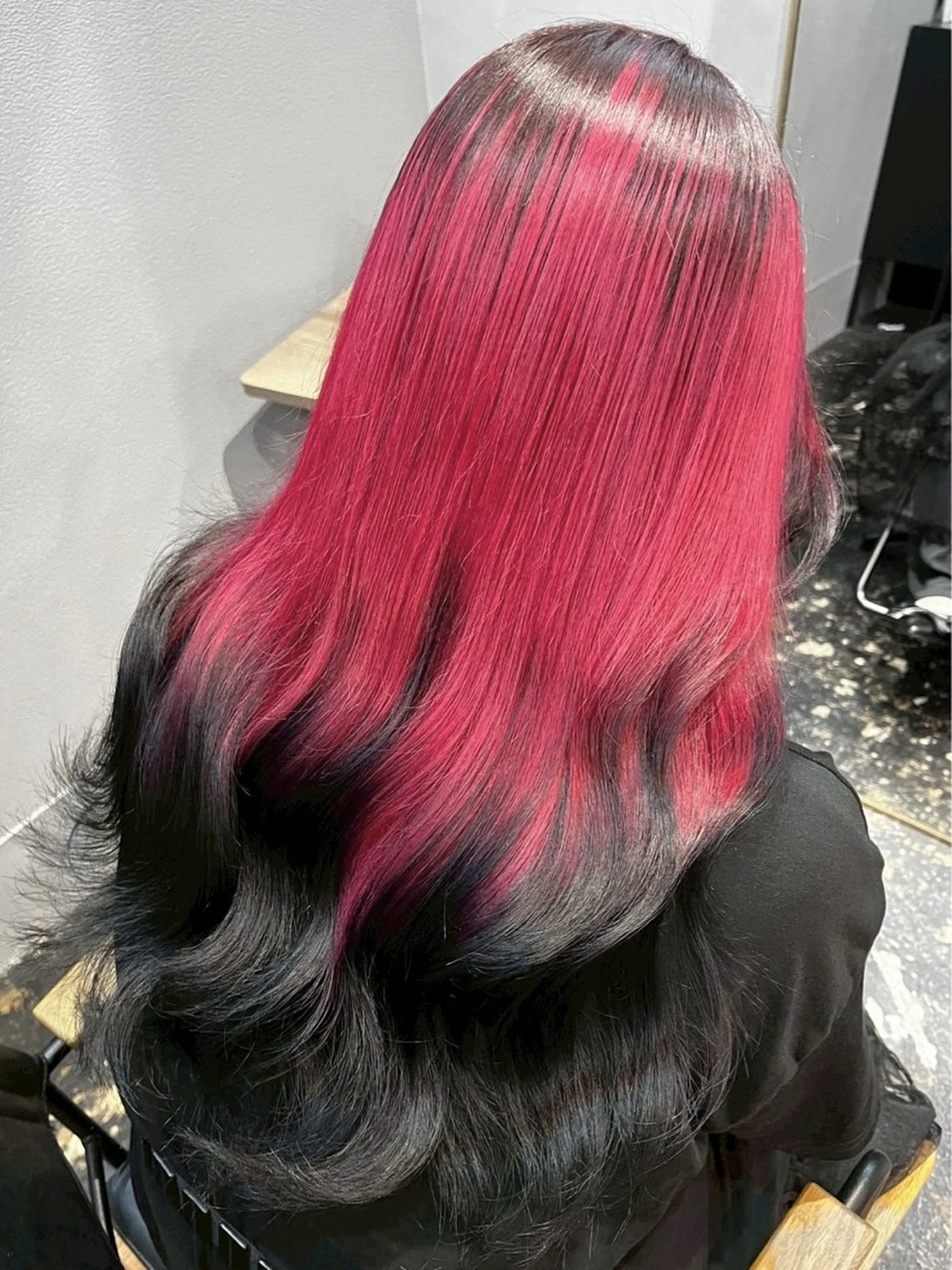 ロング カラー カット ヘアカラー トリートメント ハイトーン/韓国風/ 艶髪/吉祥寺のヘアスタイル