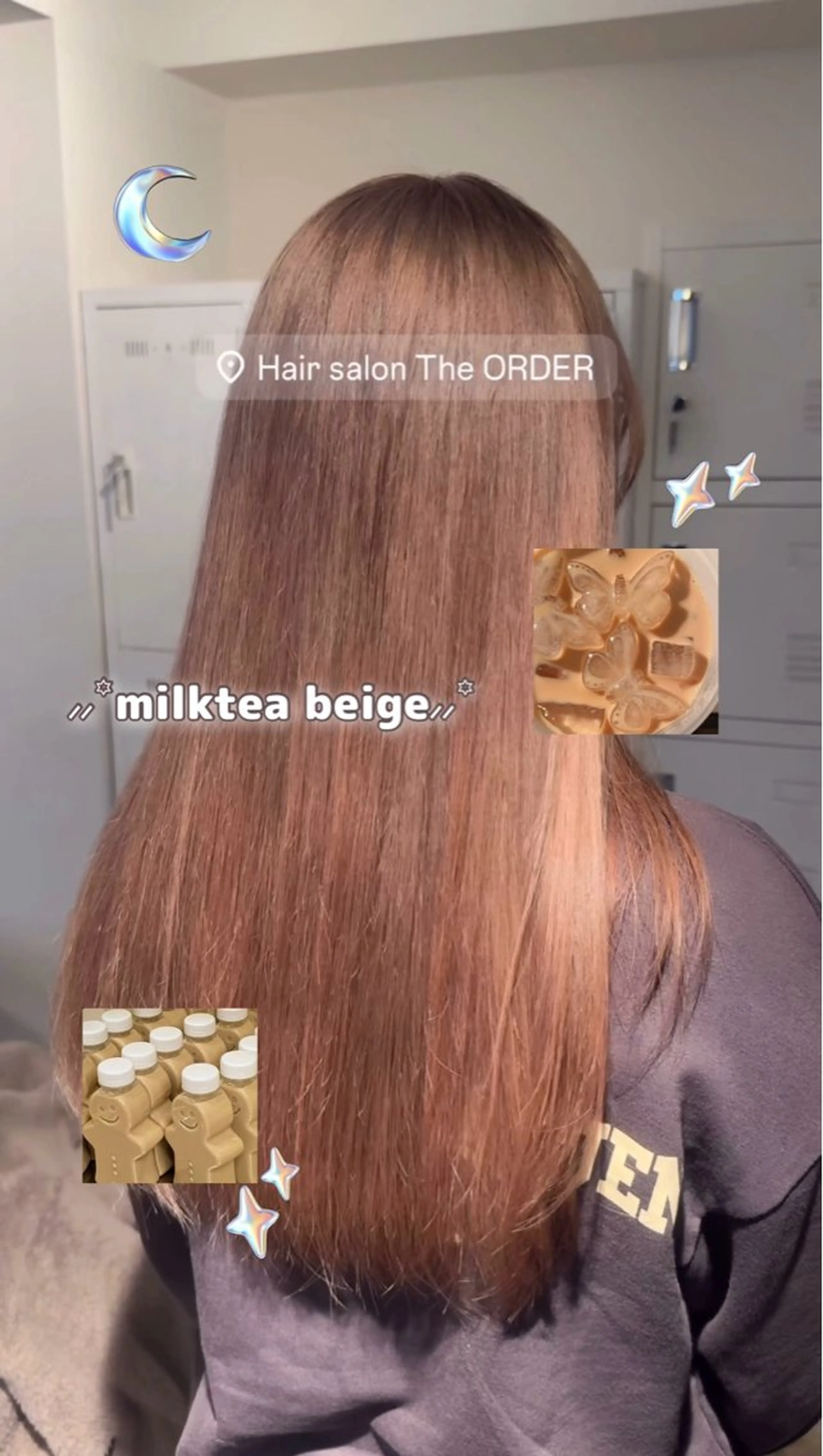 ロング カラー ベージュカラー ブリーチ ケアブリーチ ダブルカラー グレージュ ヘアカラー トリートメント 🫟ブリーチモデル/ 艶カラー /みきのヘアスタイル