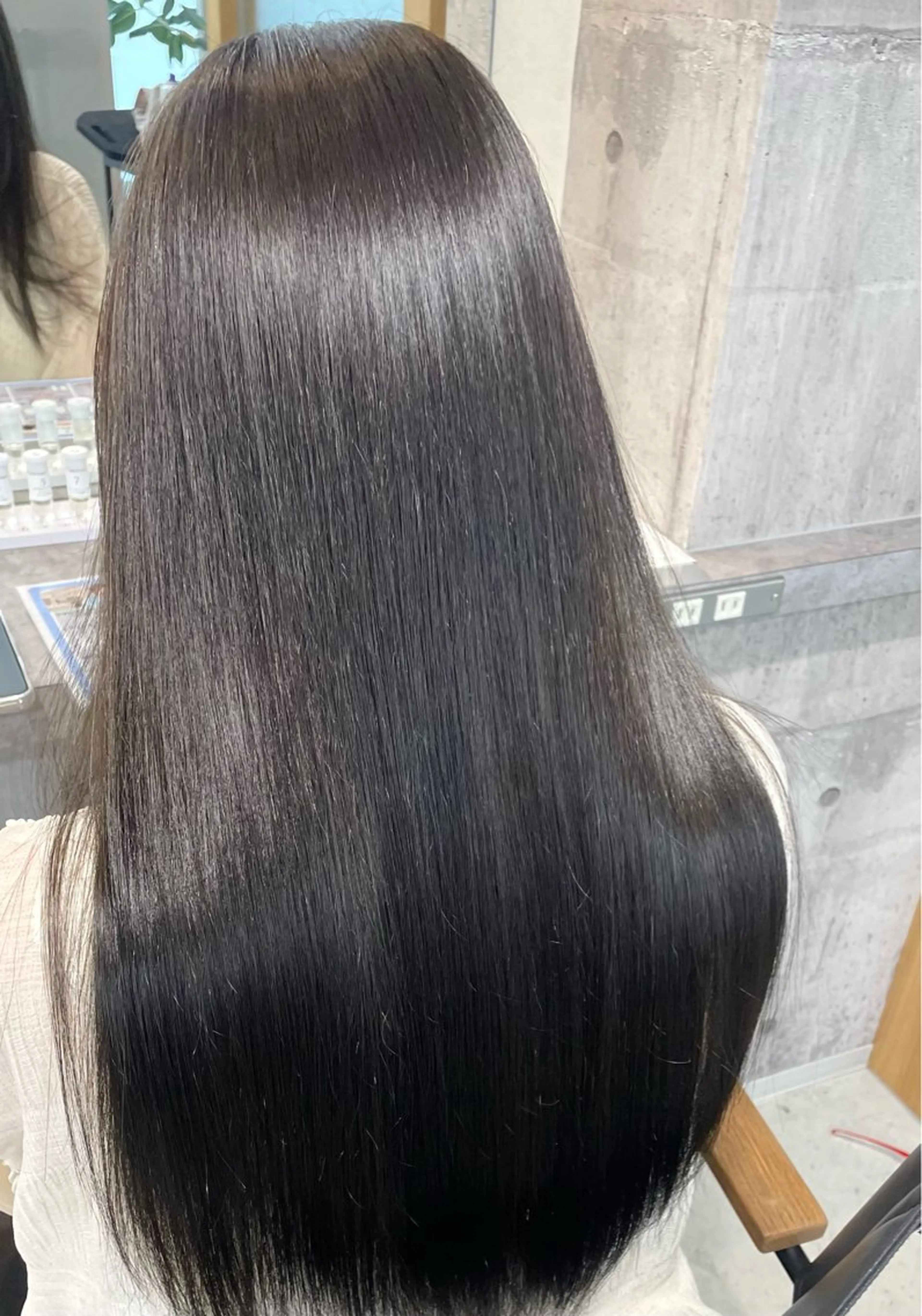 ロング カラー ケアカラー トリートメント 松村 友里圭のヘアスタイル