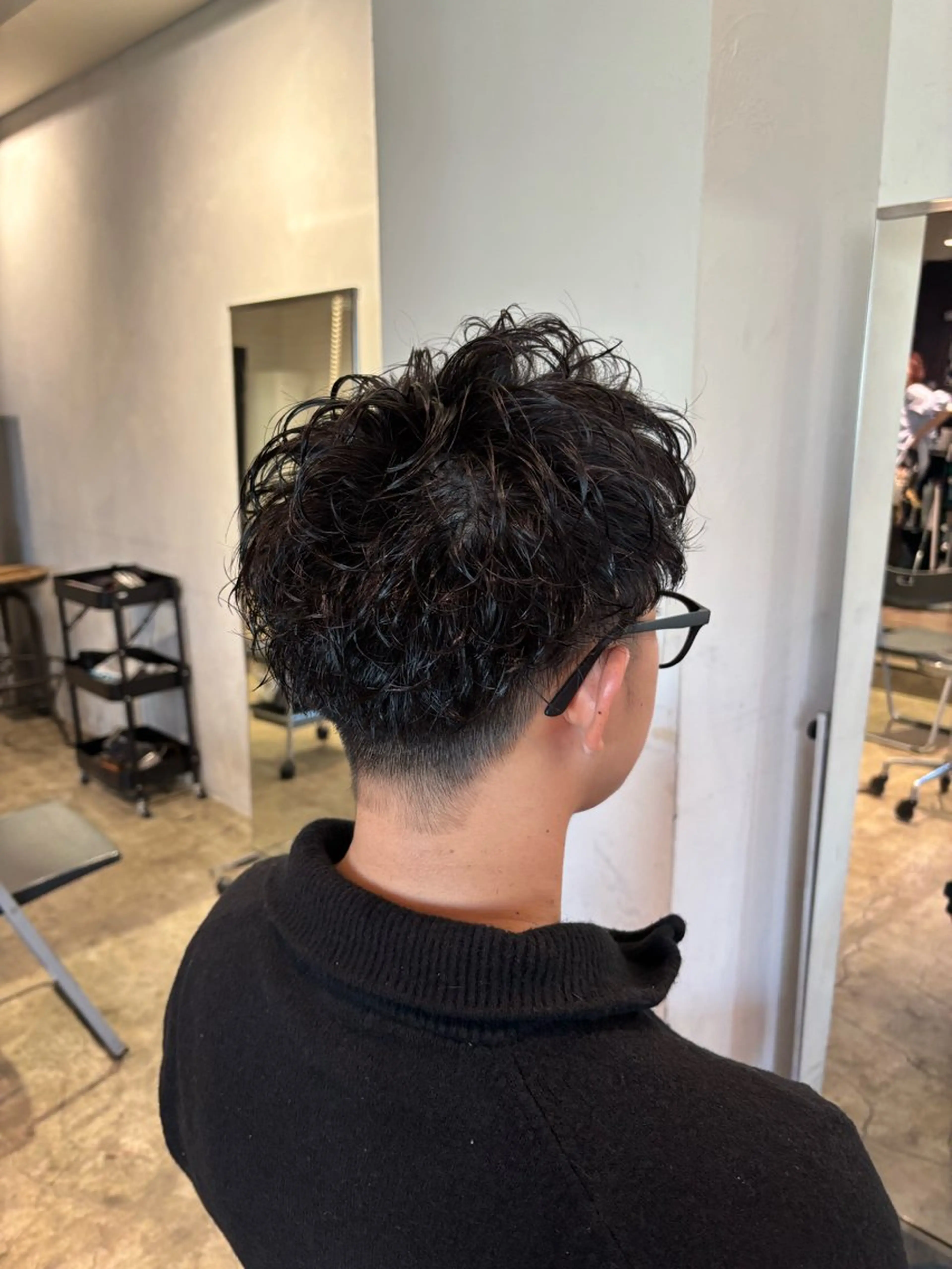 パーマ メンズ メンズパーマ たなかあゆ✨ALBU MACADEMY渋谷のヘアスタイル
