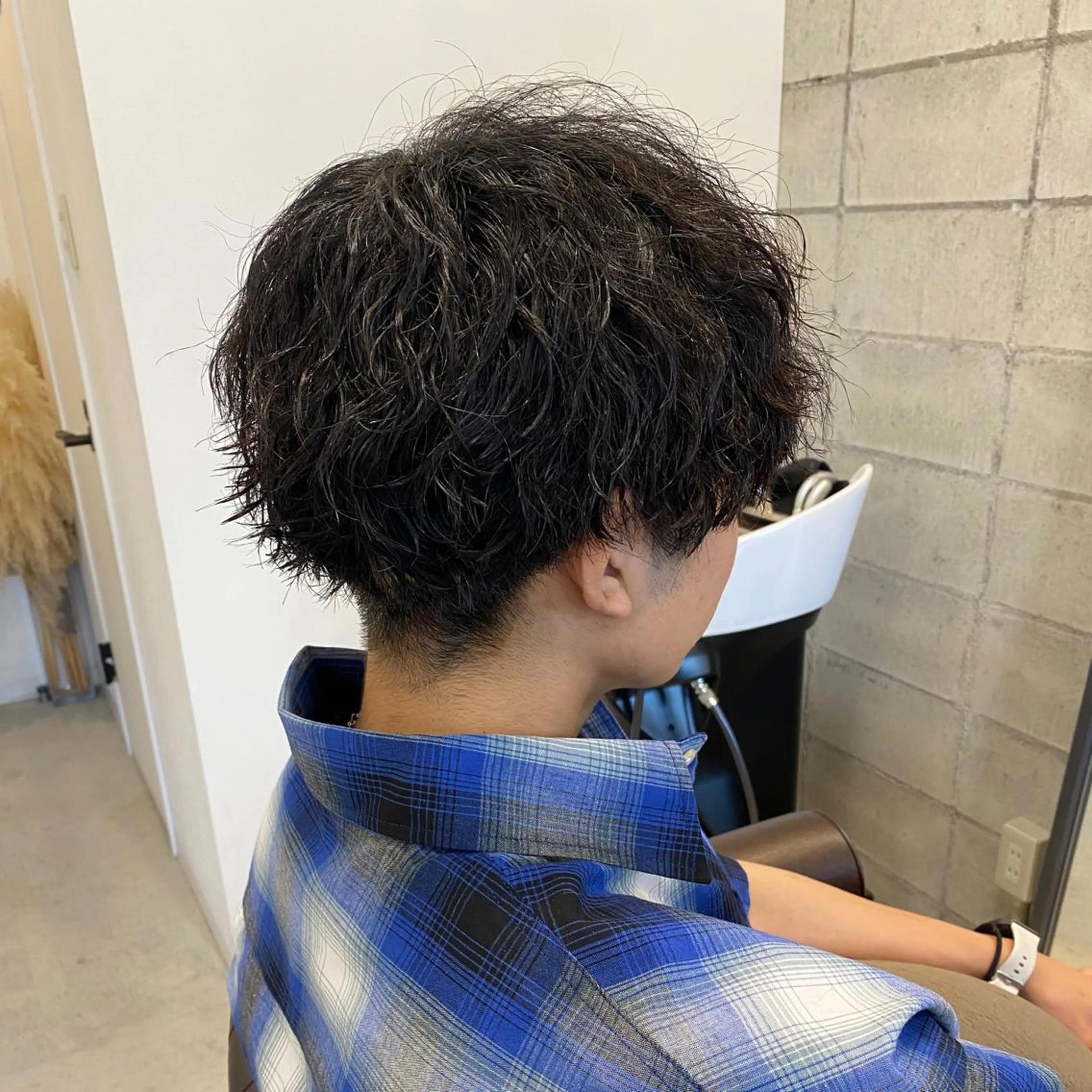 メンズ メンズパーマ カット パーマ トリートメント 松本 瑠菜のヘアスタイル