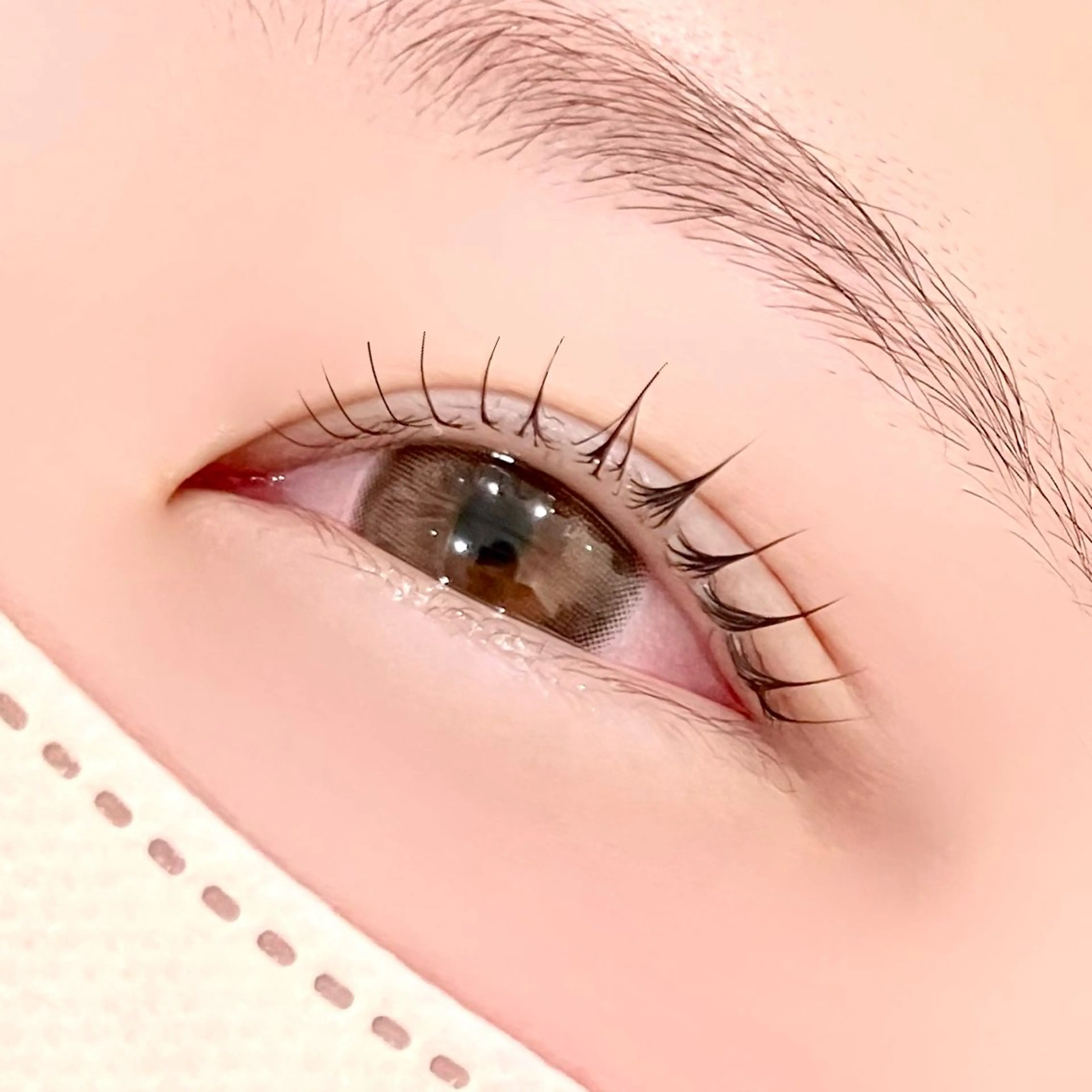 マツエク・マツパ 束感まつ毛 パリジェンヌラッシュリフト まつげパーマ 一重×まつ毛パーマ 渋谷/束感まつげ パーマ/YUKIのマツエク・マツパデザイン