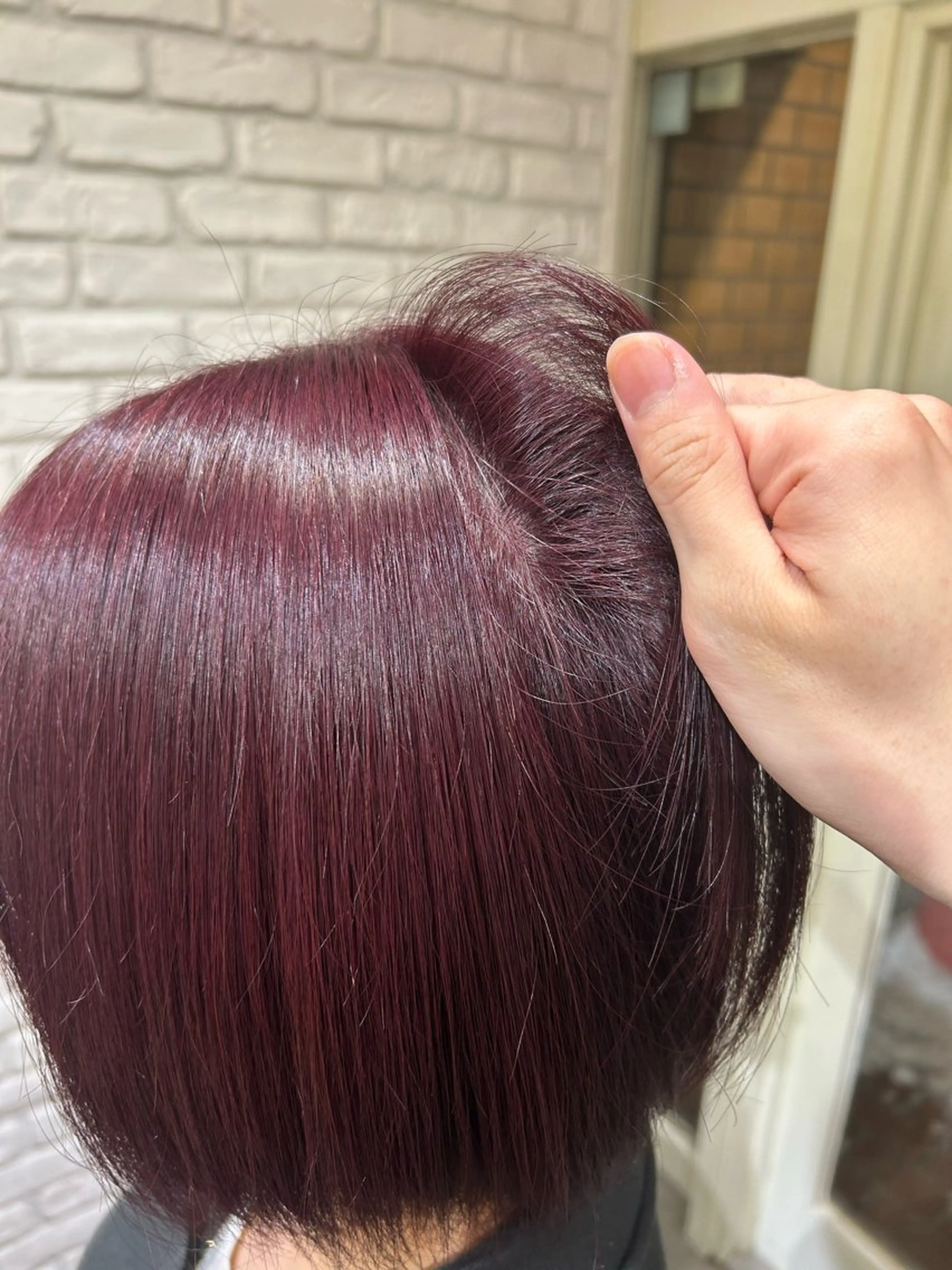 ミディアム ヘアカラー ︎☀️はるき︎︎☁️ 似合わせ/ハイトーンのヘアスタイル