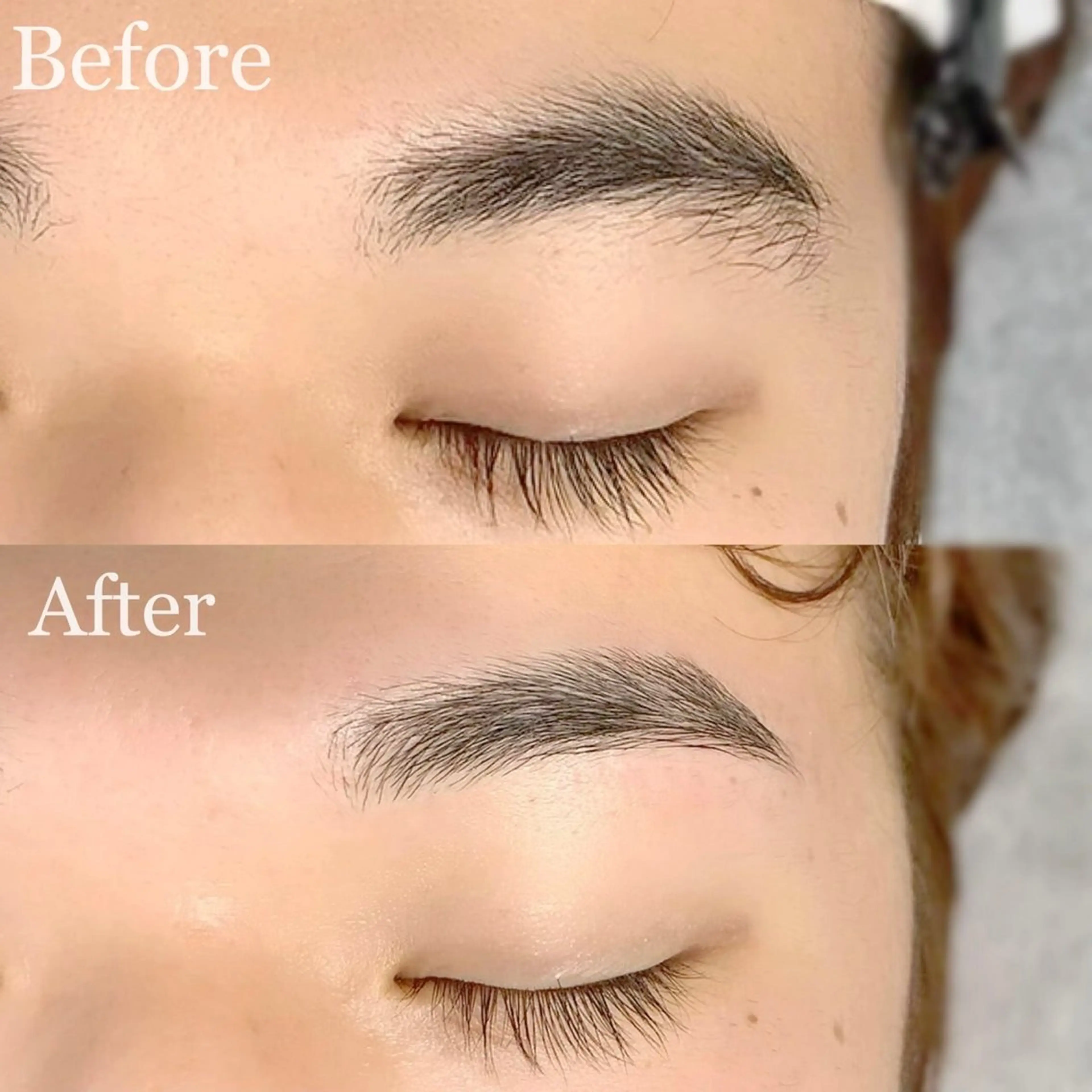 メンズ アイブロウ Luna belle　セリーナ美容室所属・Luna belle まつ毛と眉毛の専門店のマツエク・マツパデザイン