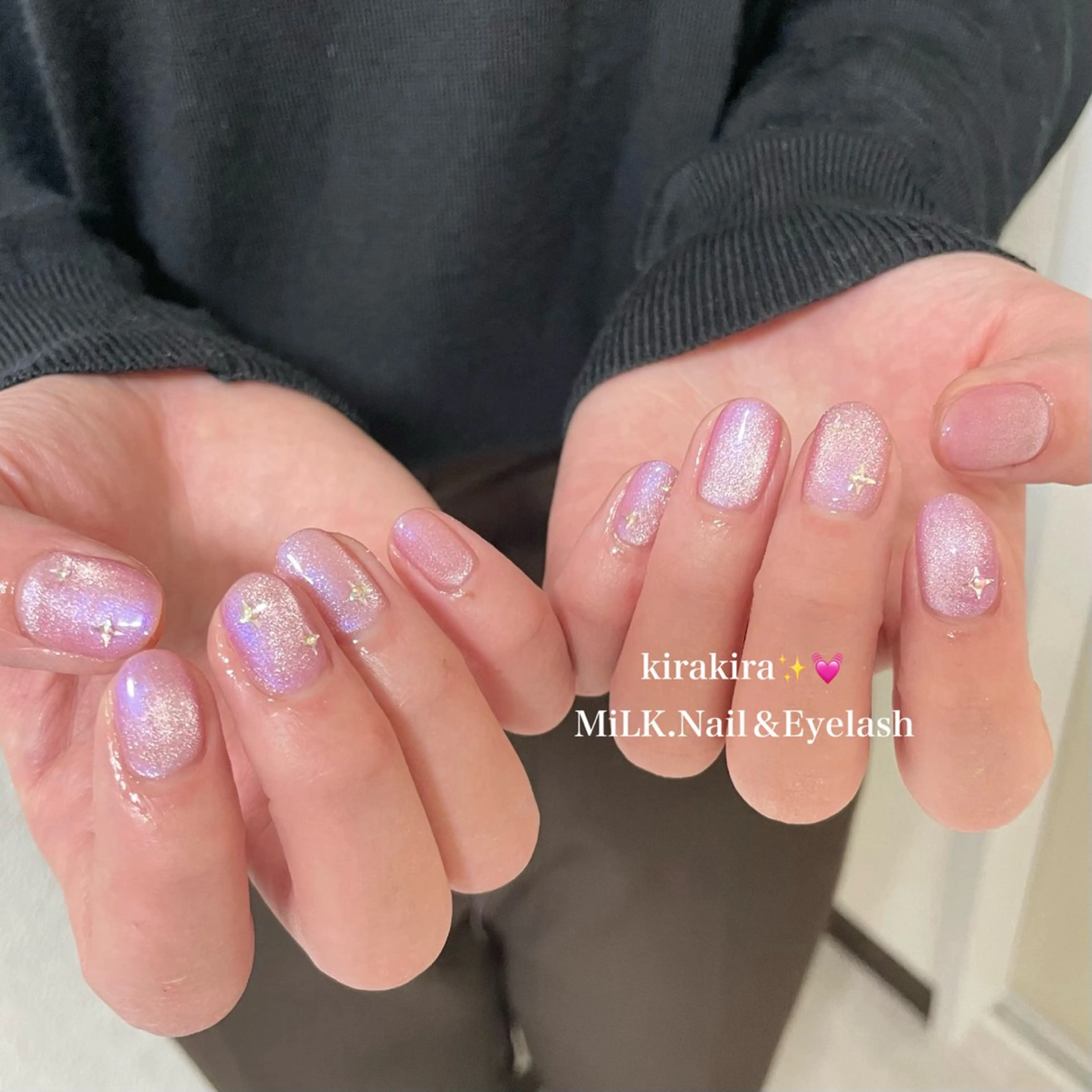 ネイル シンプルネイル ハンドネイル MiLK.   Nail&Eyelash所属・MiLK. wakaのマツエク・マツパデザイン
