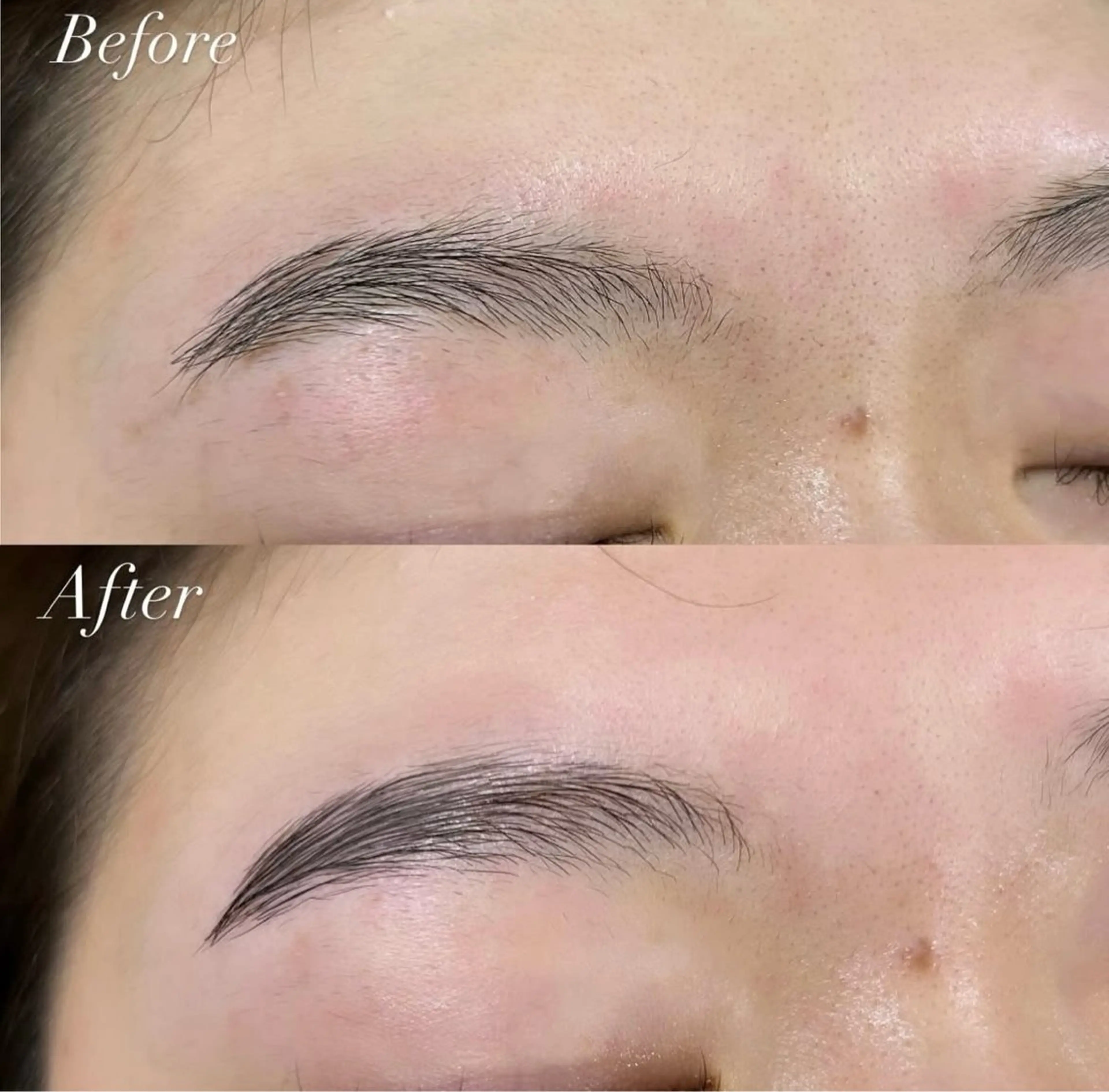 眉毛パーマの写真