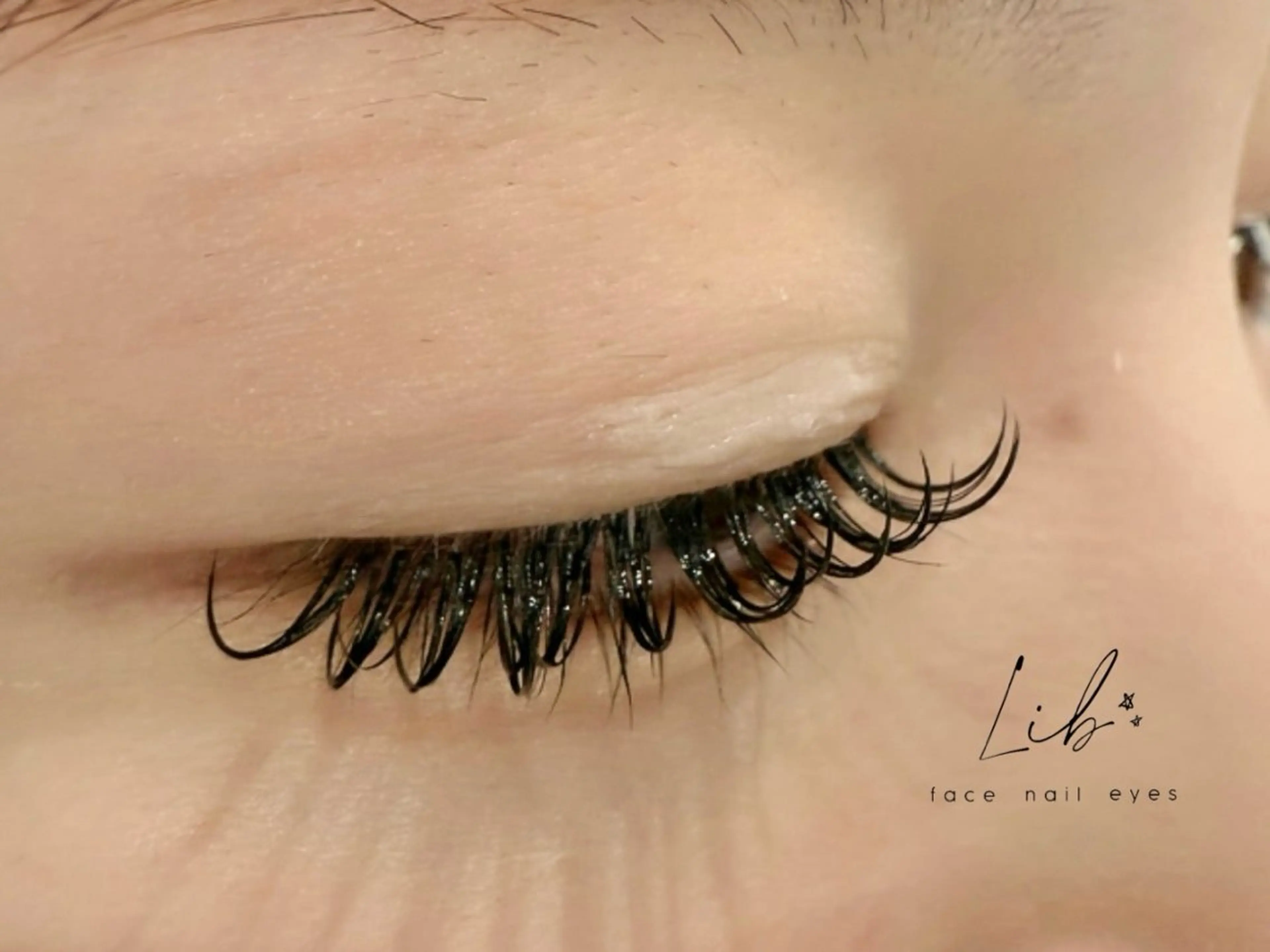 マツエク・マツパ 束感まつ毛 一重×まつ毛パーマ マツエク Lib 小松店 ⁎ Miho˚✧₊⁎のマツエク・マツパデザイン