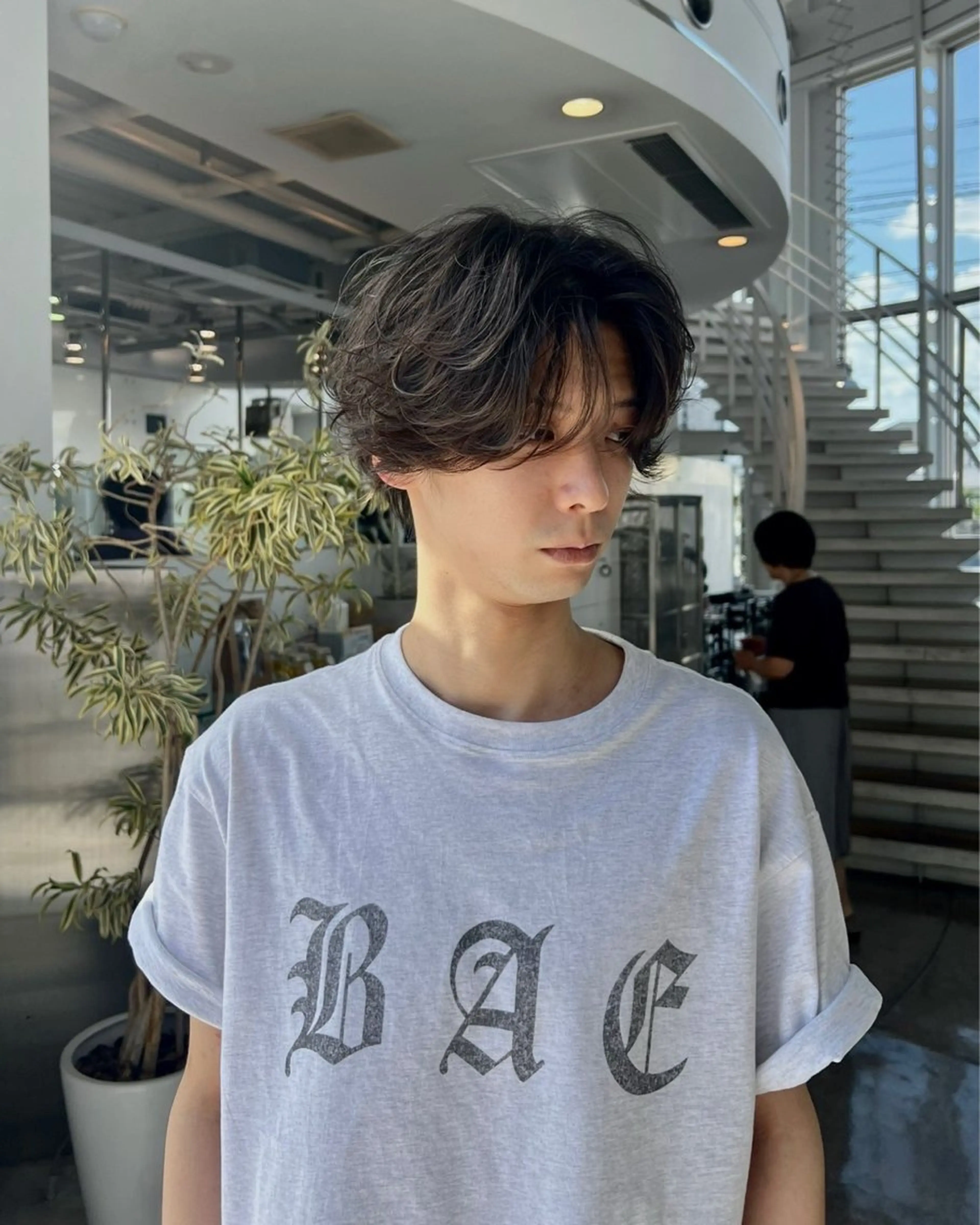 🪩カット＋ニュアンスパーマ🪩《メンズ限定！》／自然な動きでつくる爽やかモテスタイル💫の写真