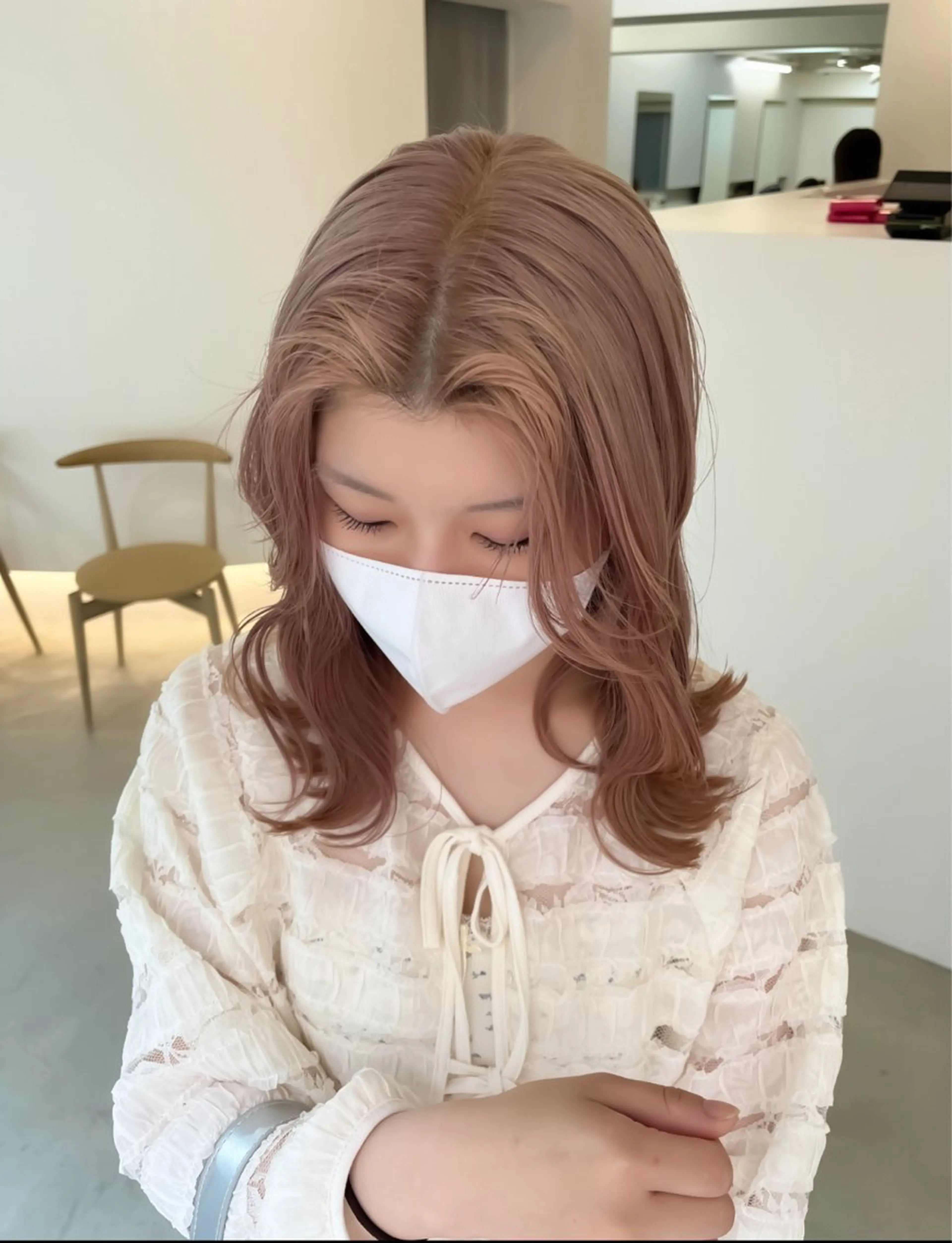 ミディアム ハルカ/ fit standのヘアスタイル