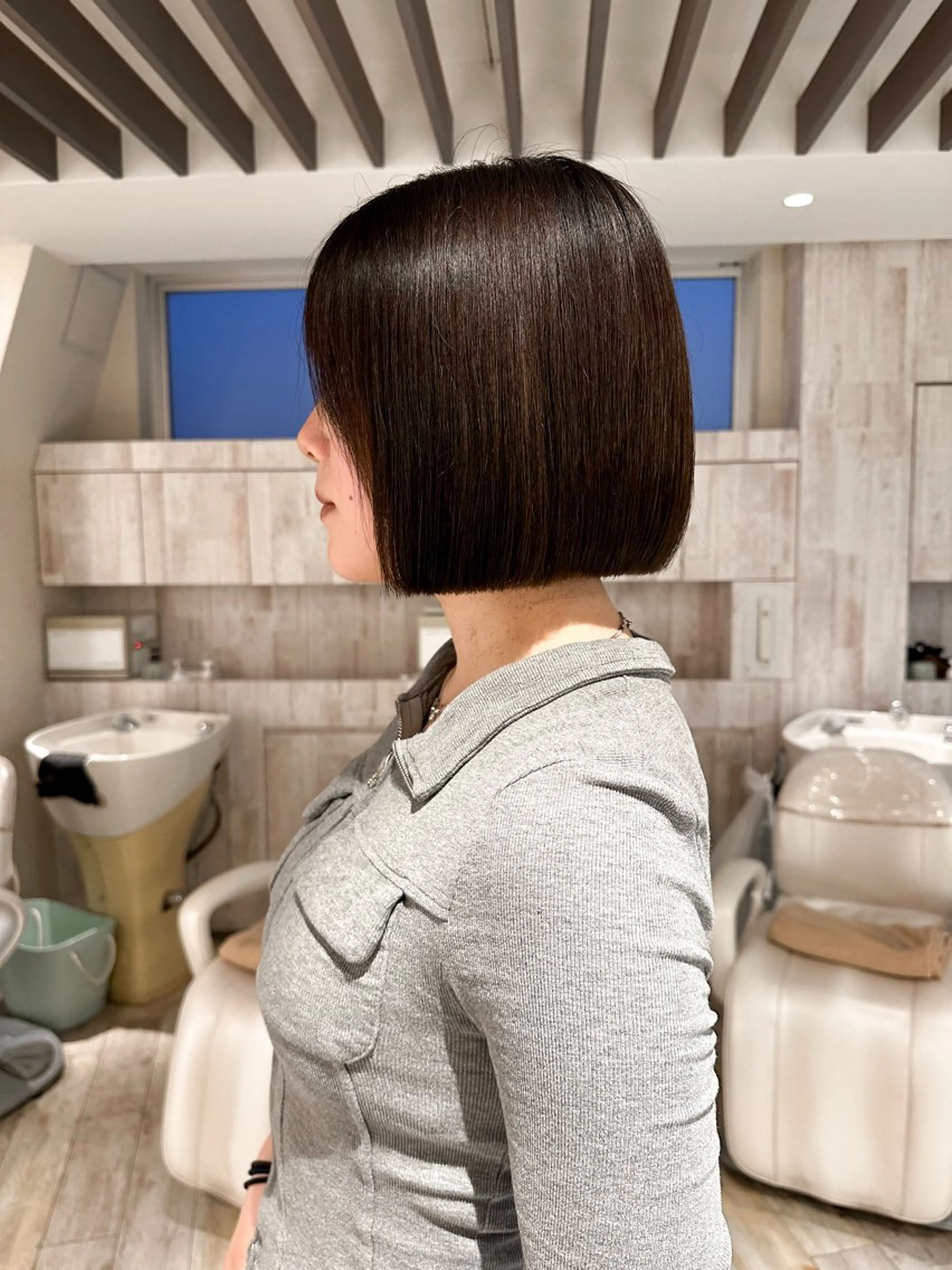 カット+カラー+髪質改善トリートメントの写真