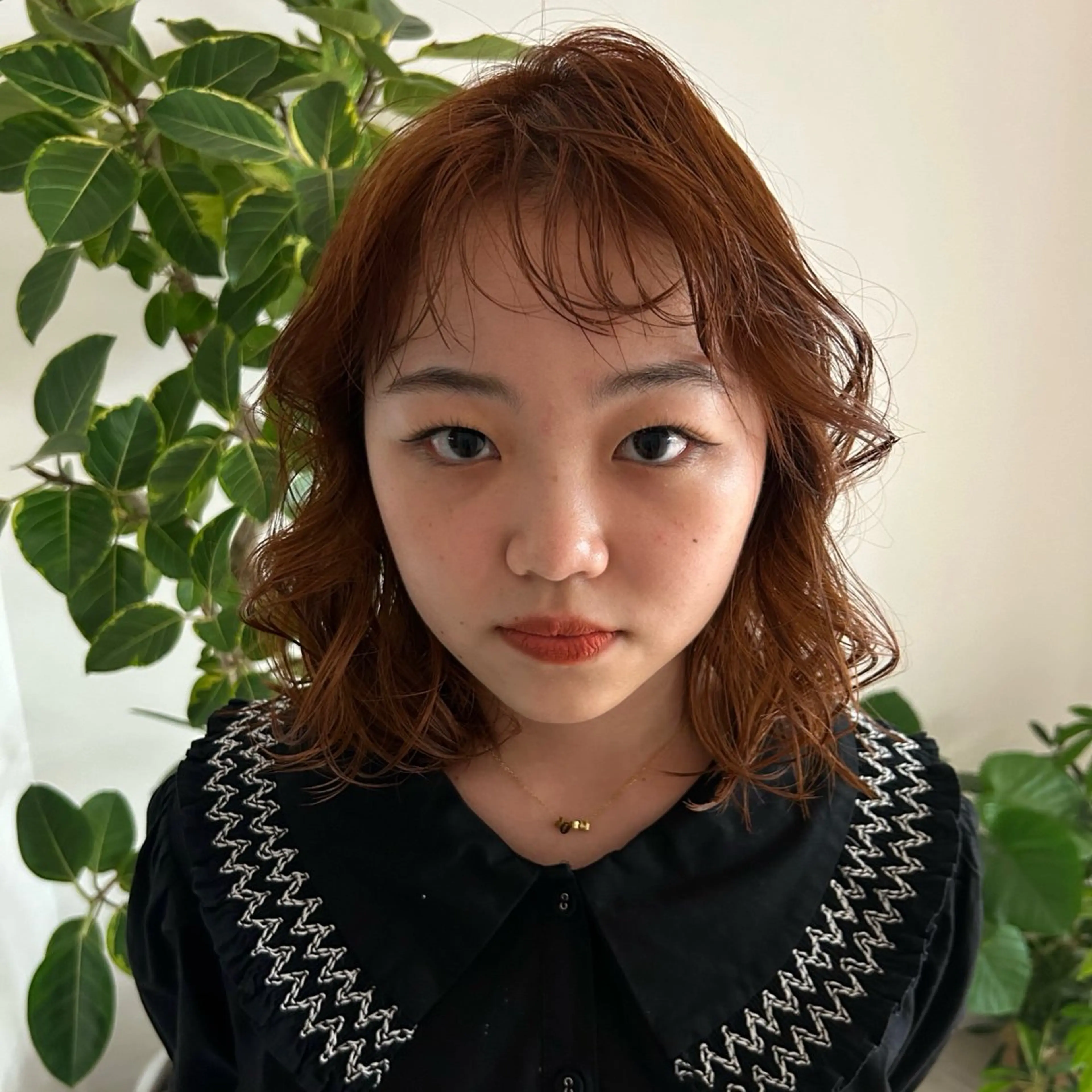 カラー ブラウンカラー オレンジ オレンジブラウン ヘアカラー FILMS /香楓のヘアスタイル