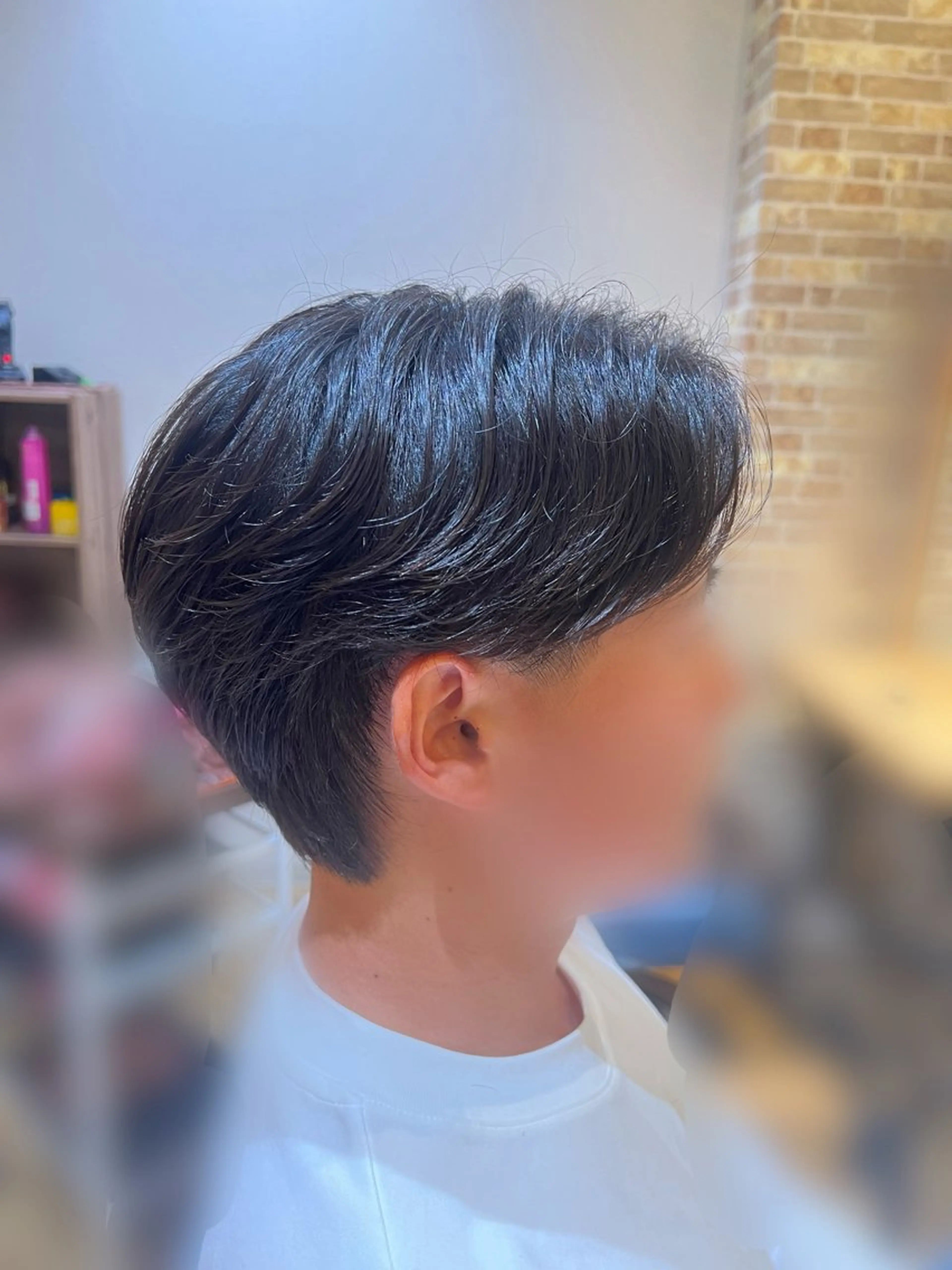 ショート メンズ カット 縮毛矯正 across hair design武蔵小杉店所属・曲がる縮毛矯正/ メンズ特化/國井郁太のヘアスタイル