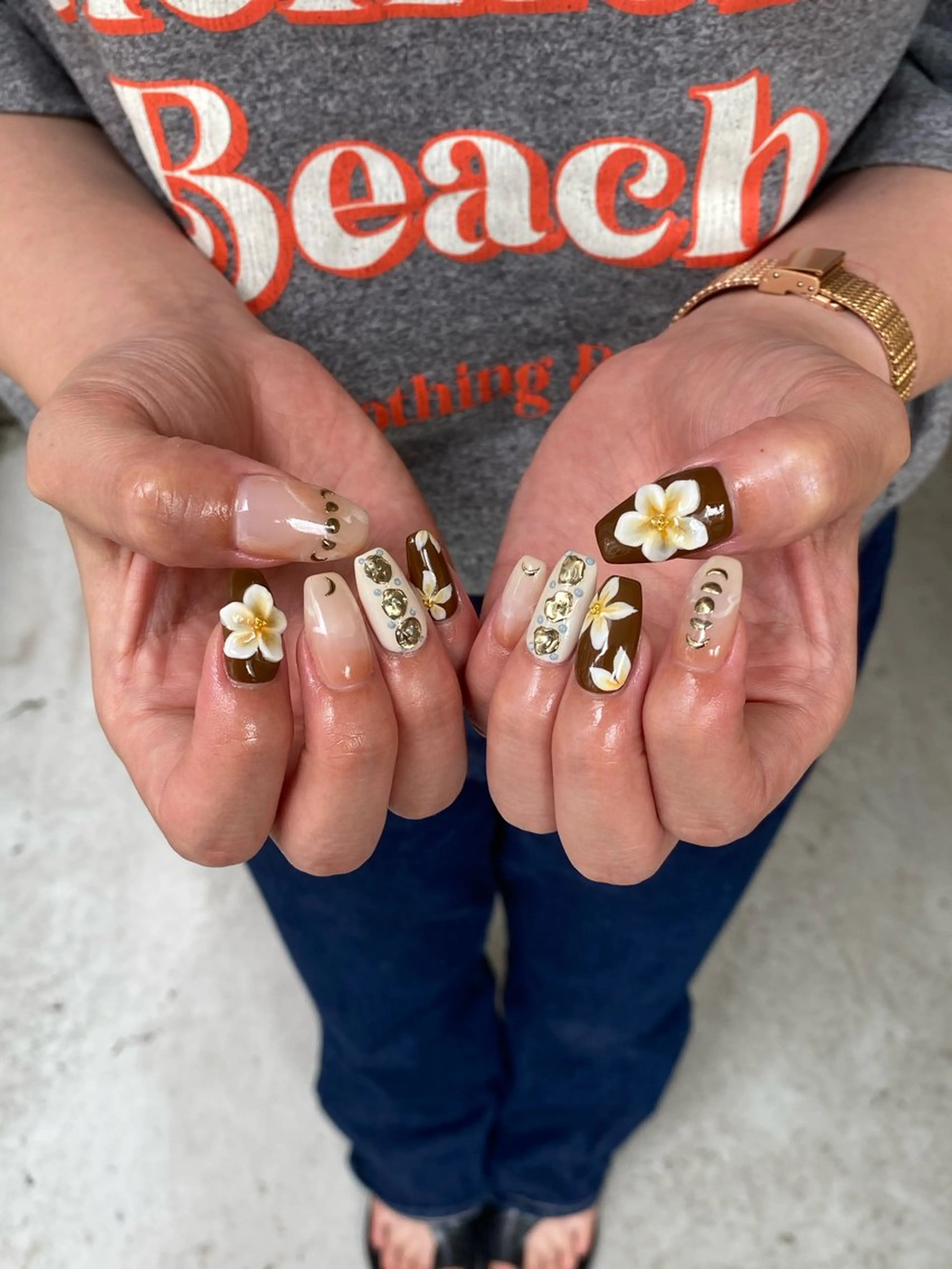 ネイル 持ち込み ハンドネイル nail salon suiのネイルデザイン