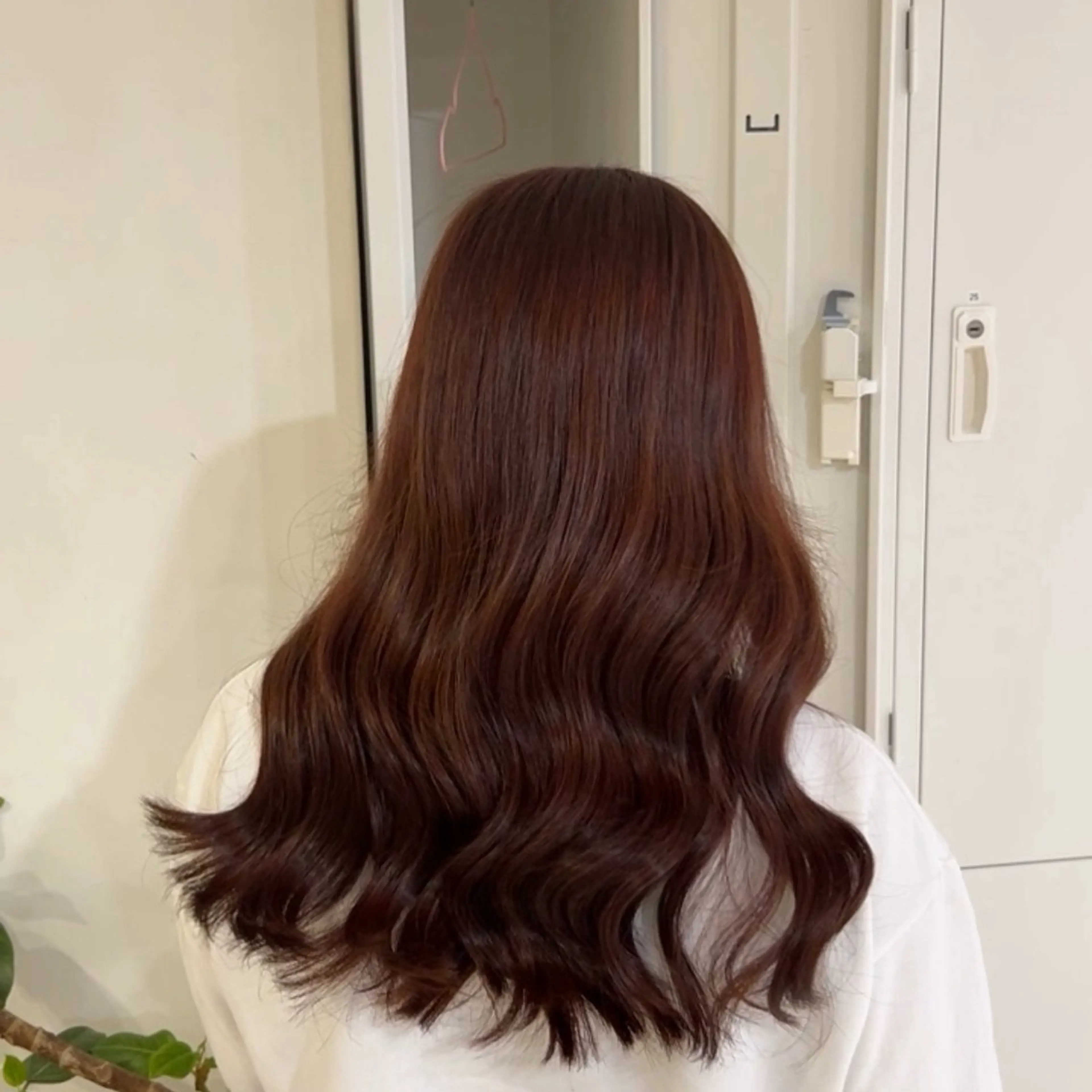 セミロング カラー ブラウンカラー ピンクカラー ピンクブラウン amoretto 天文館🦋愛華のヘアスタイル