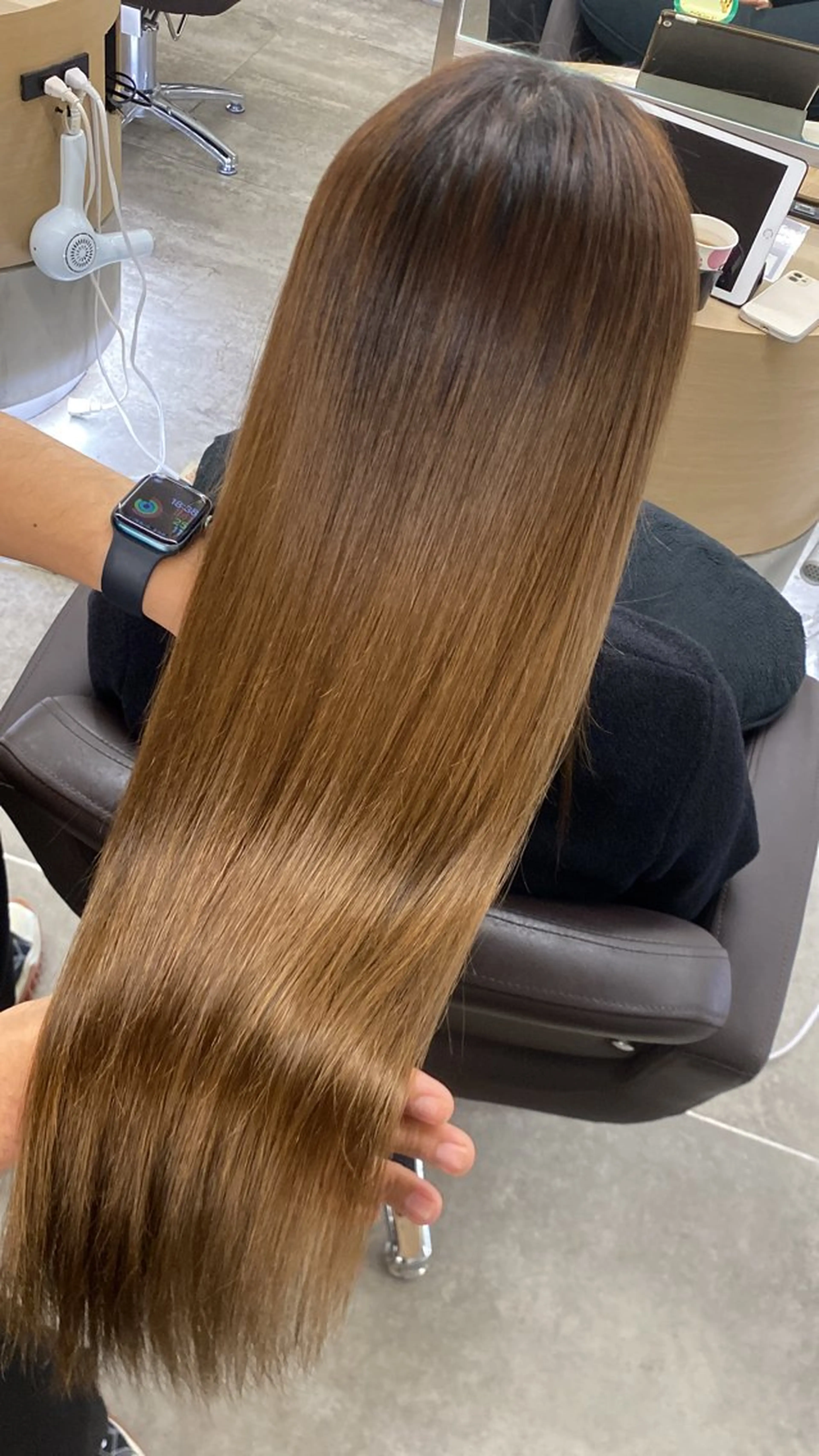 [最高級]カット+イルミナカラー+高濃度ケラチンリペアトリートメントの写真