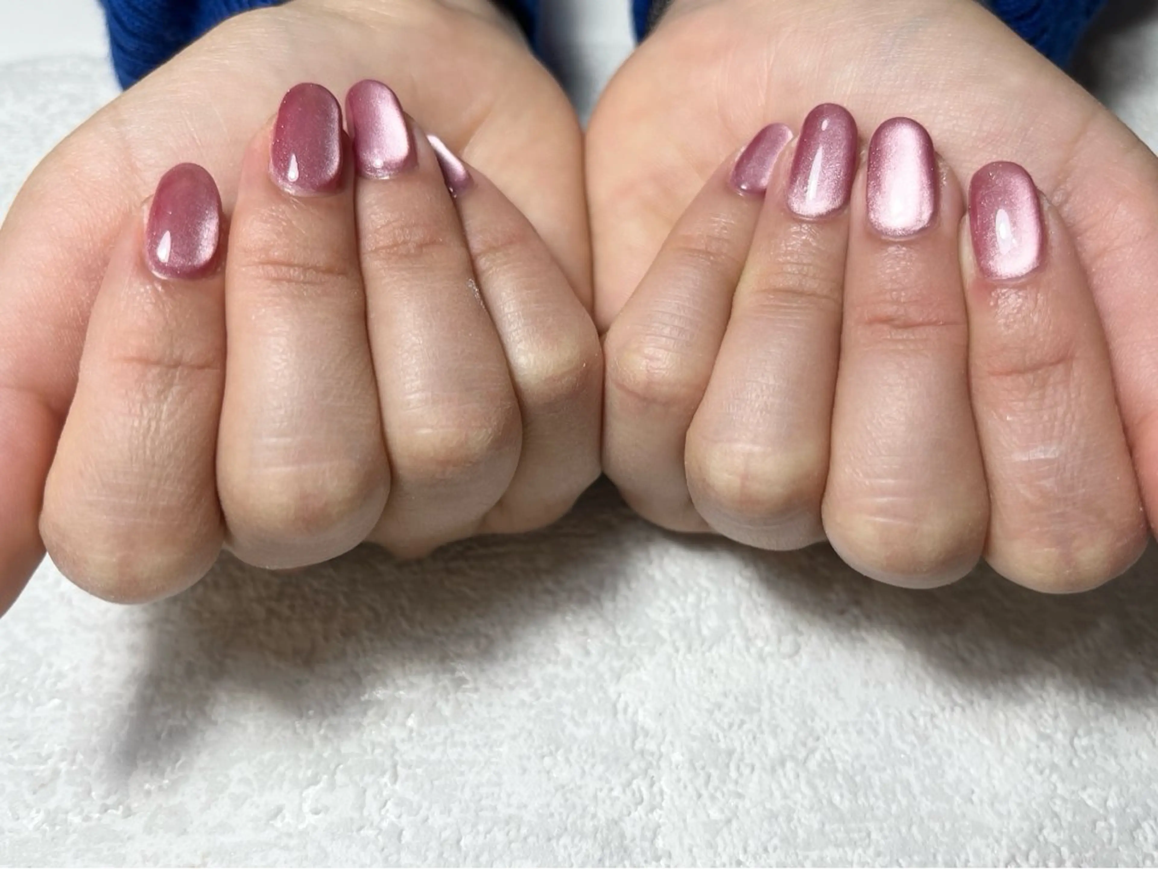 ネイル オーロラネイル フットネイル フレンチネイル ジェルネイル キラキラネイル kikinail 溝の口のネイルデザイン