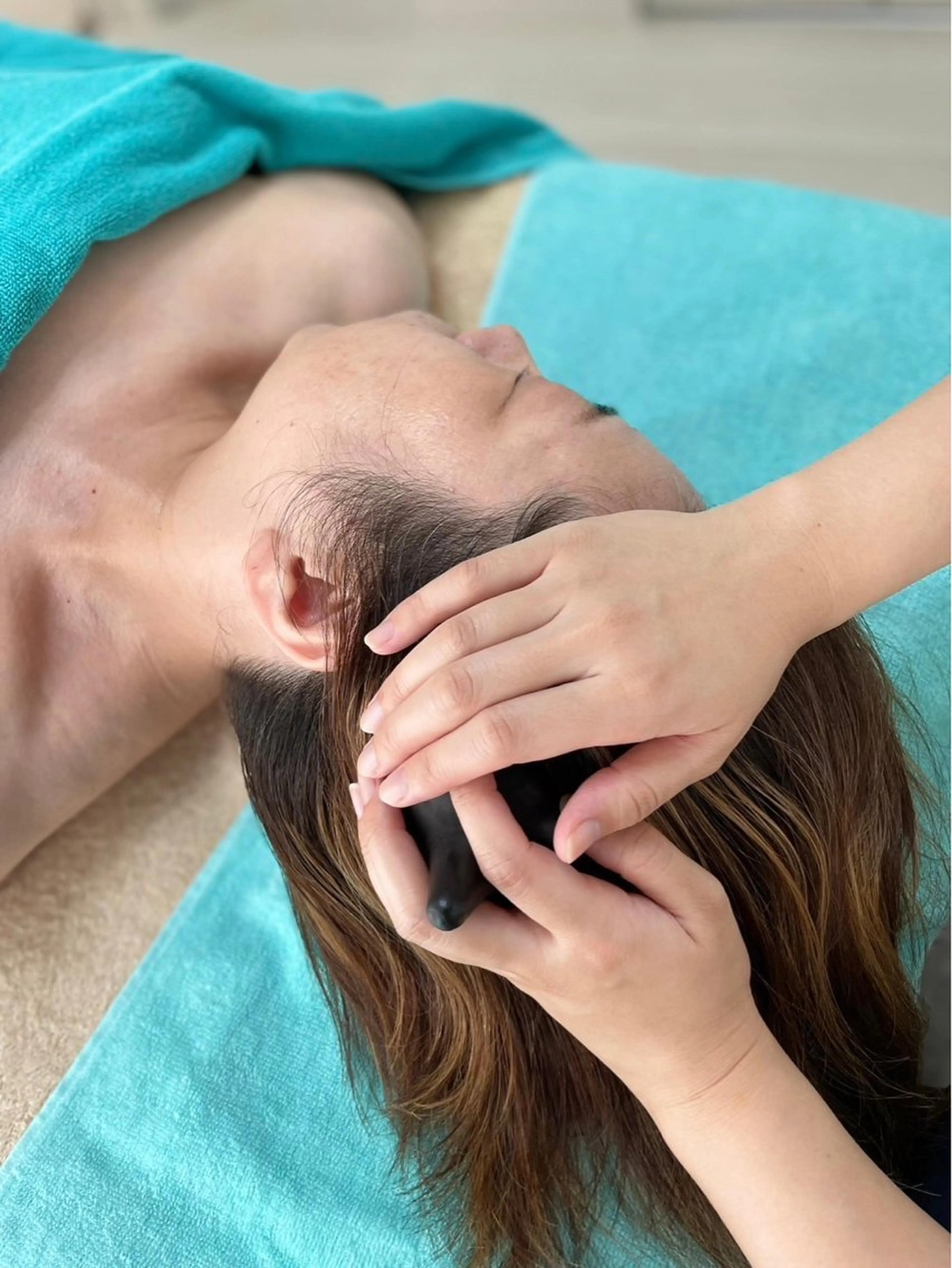 【口コミしてくれる方限定！】デコルテ＆ヘッド40分¥3,900円の写真