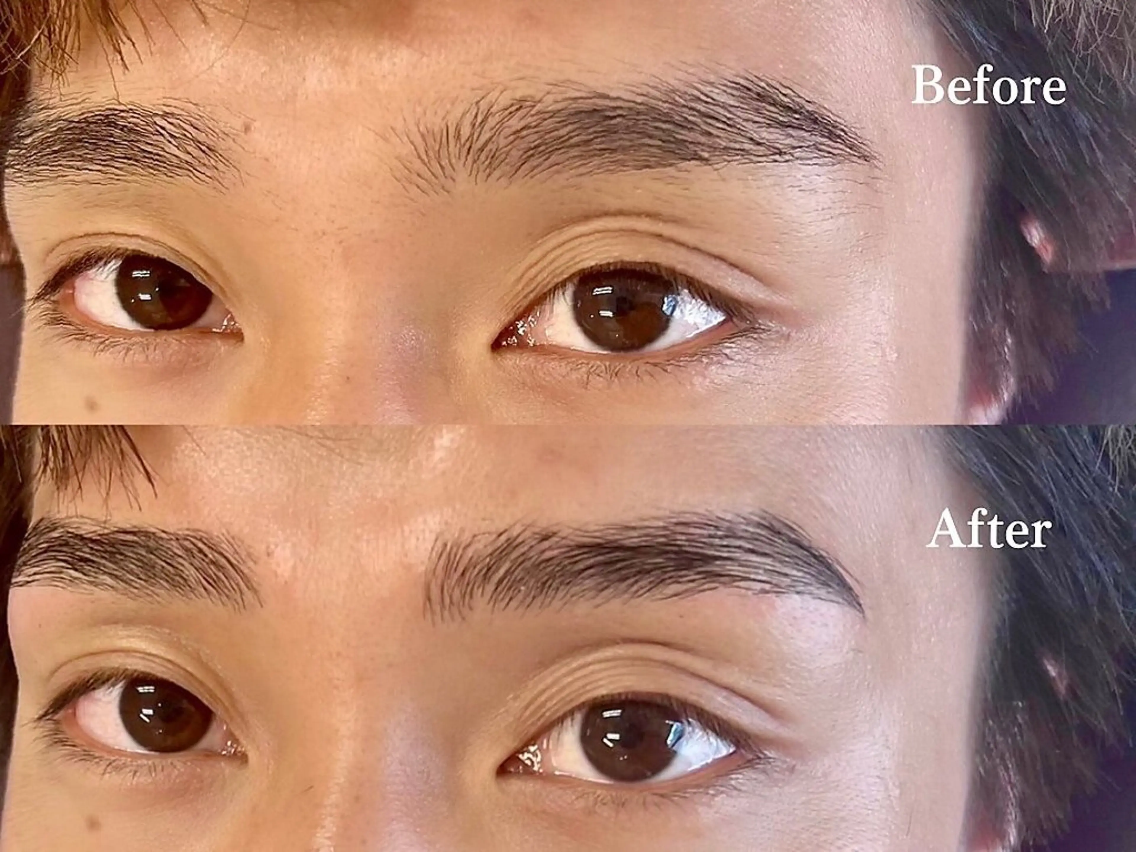 ✔️メンズ限定🕊️毛流れパーマ《ナチュラルブロウリフト》+眉毛ワックスの写真