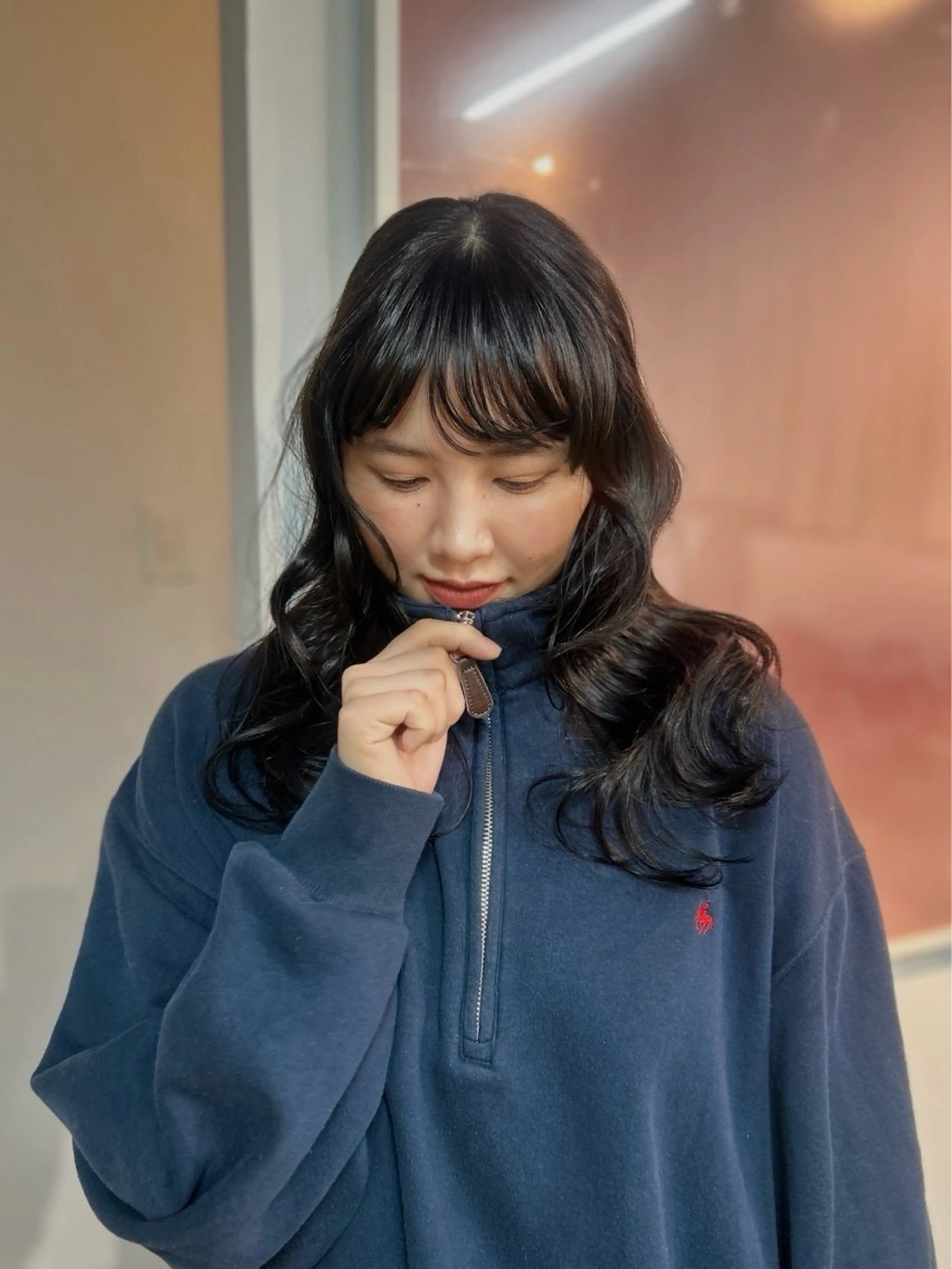 セミロング suiu所属・カラーモデル募集中♪ nanamiのヘアスタイル