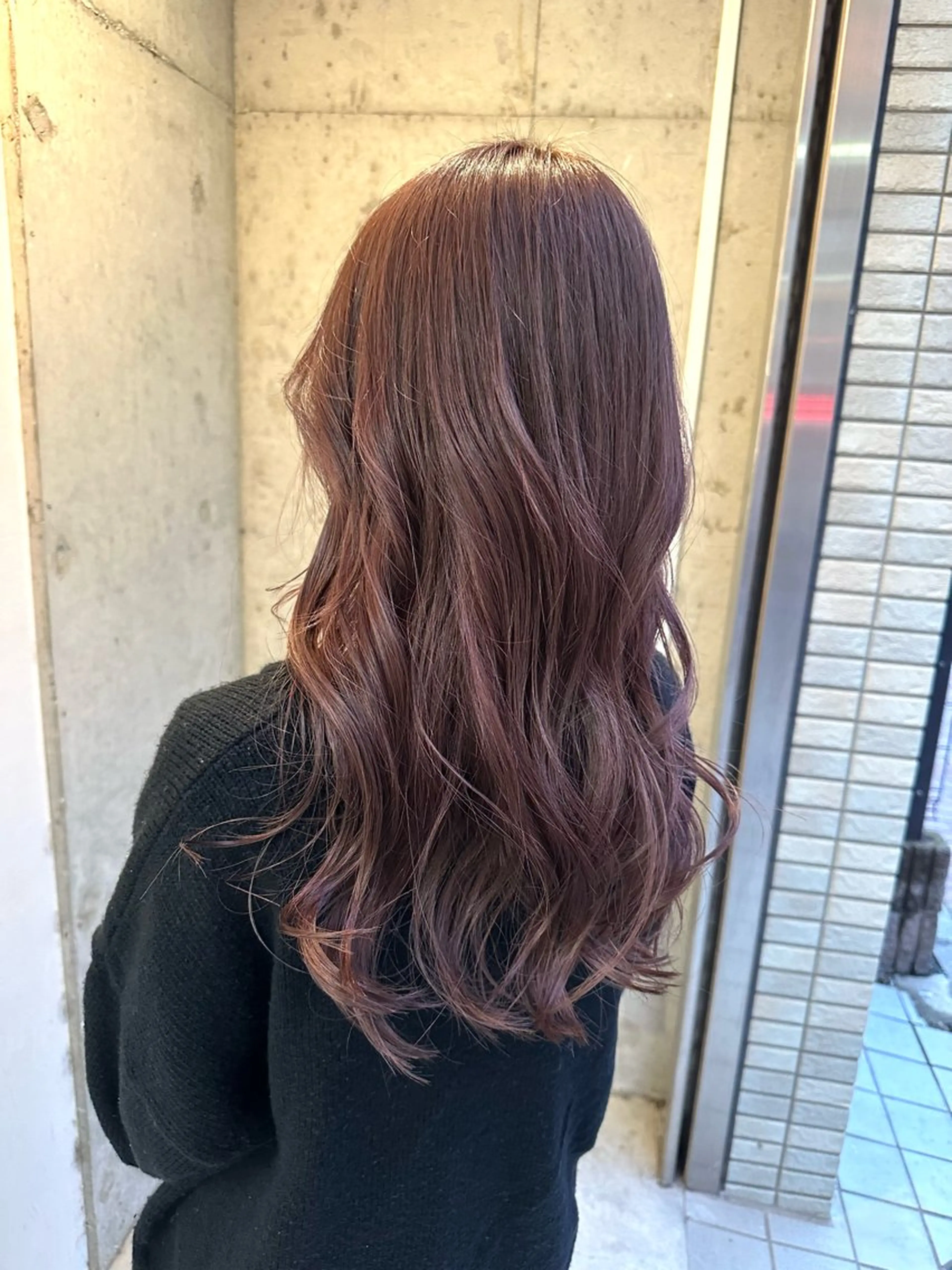 ロング ヘアカラー トリートメント 💜透明感カラー🌈 /森絵美莉⛄️❄️のヘアスタイル