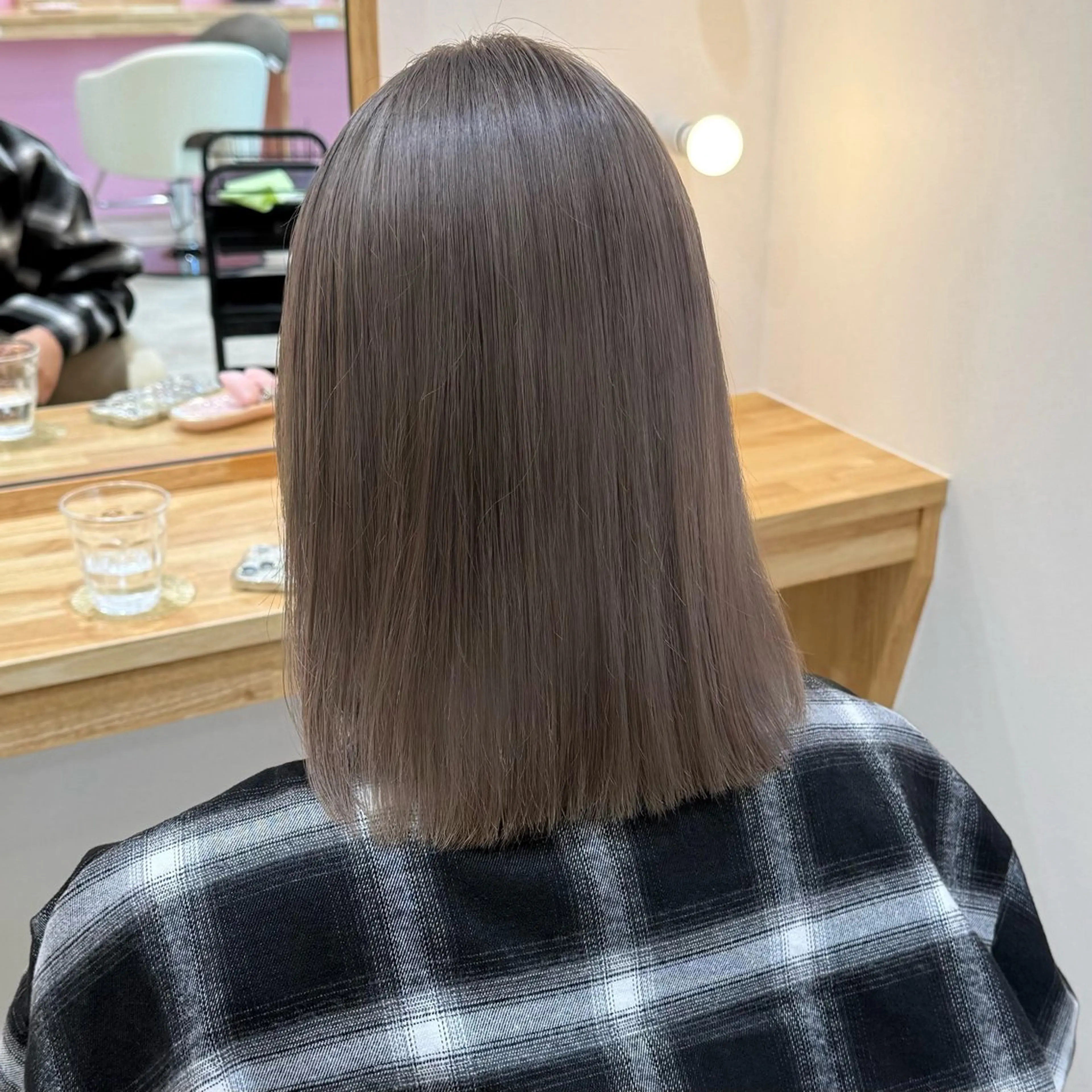 ミディアム カラー ヘアカラー トリートメント 柔らかいcolor ￤韓国￤🩰マユ🩰のヘアスタイル