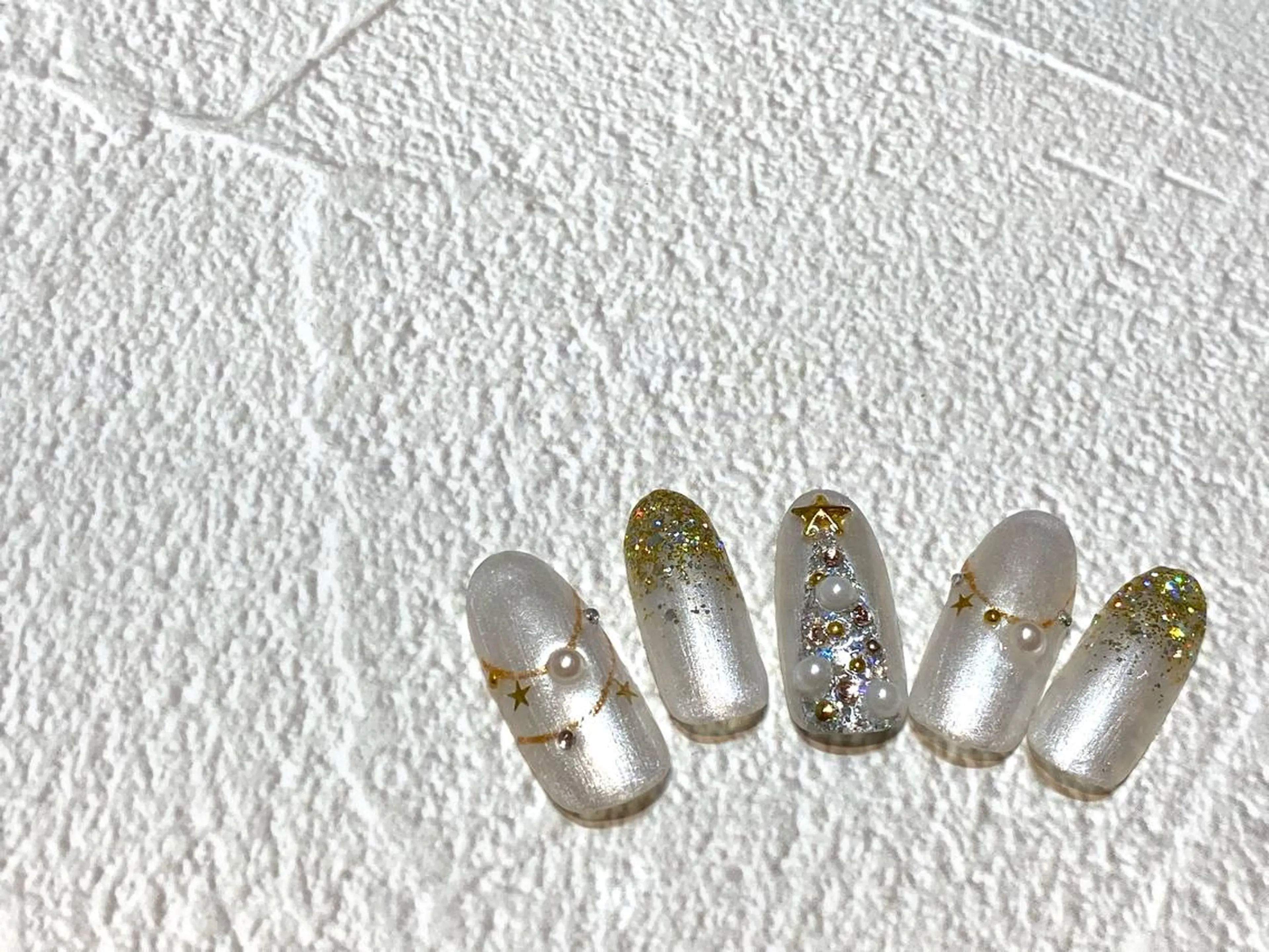 ネイル 冬ネイル クリスマス ハンドネイル GO TODAY SHAiRE SALON所属・✨kitamura rie✨のネイルデザイン