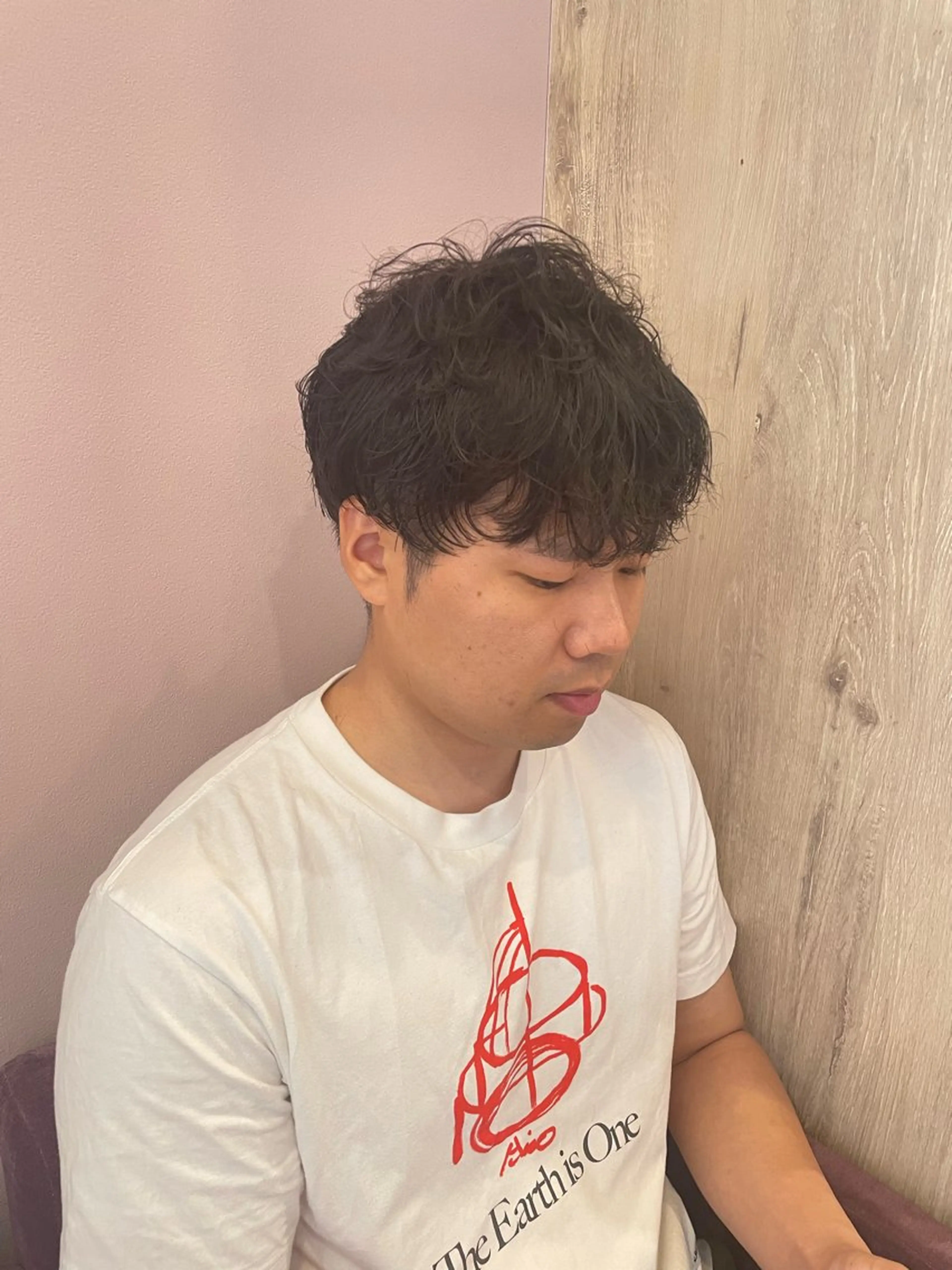 メンズ カット パーマ トリートメント メンズカット/パーマ /カラー🌼華🌼のヘアスタイル