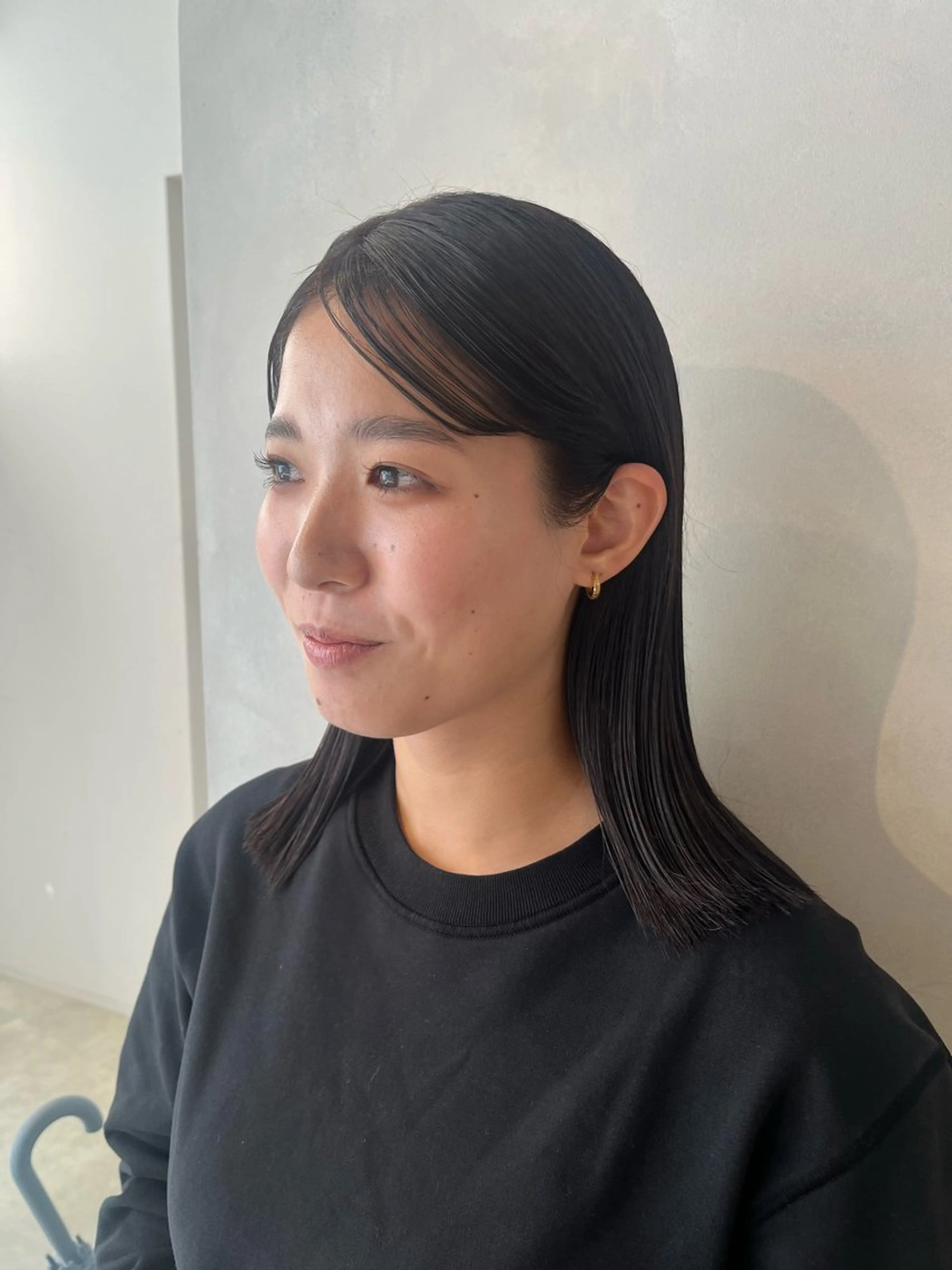 ミディアム カット ヘアカラー トリートメント ボブ/ベージュ/ パーマ🪿近森ゆいのヘアスタイル