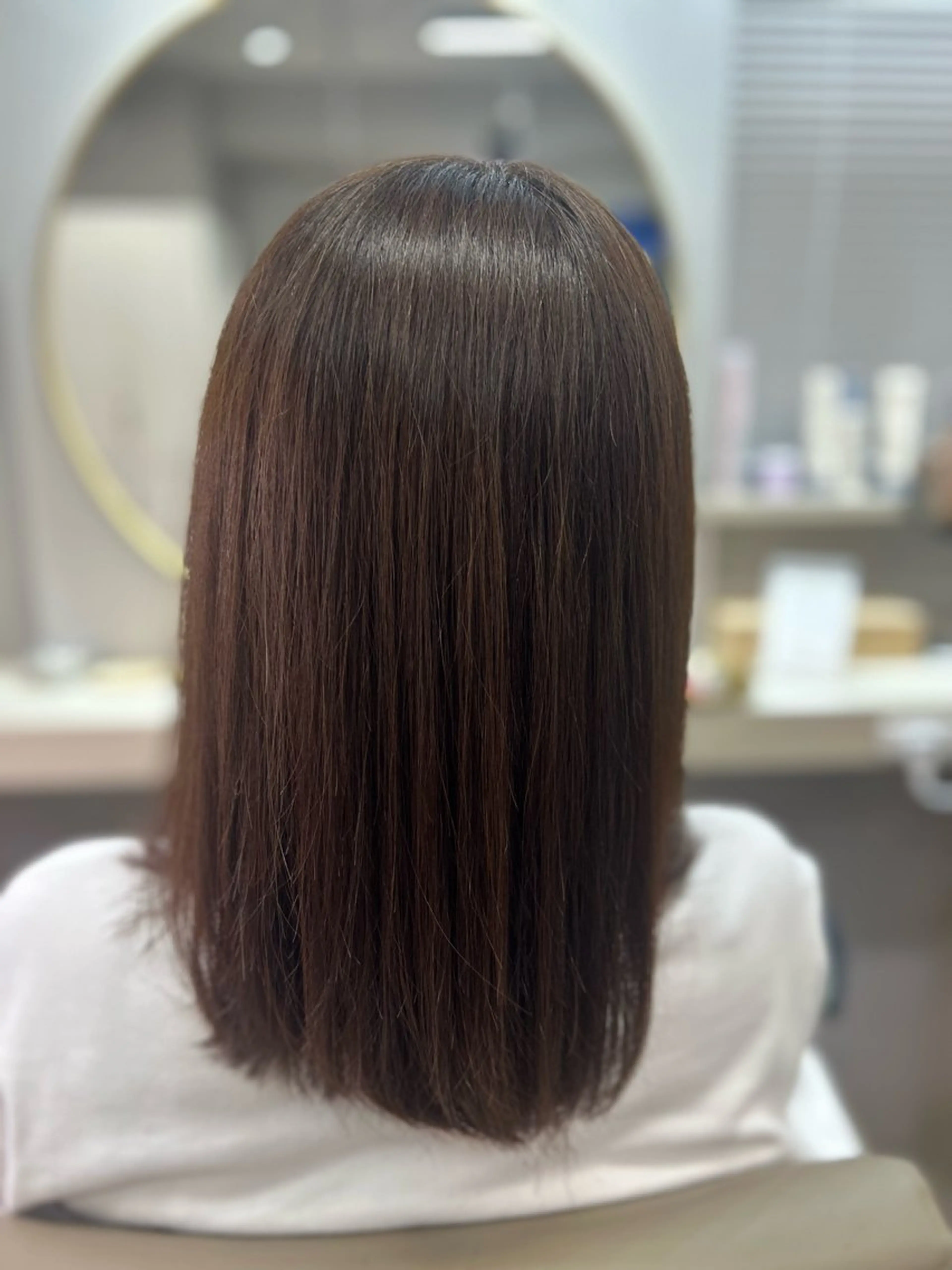 ミディアム カット ヘアカラー 池田 太一のヘアスタイル