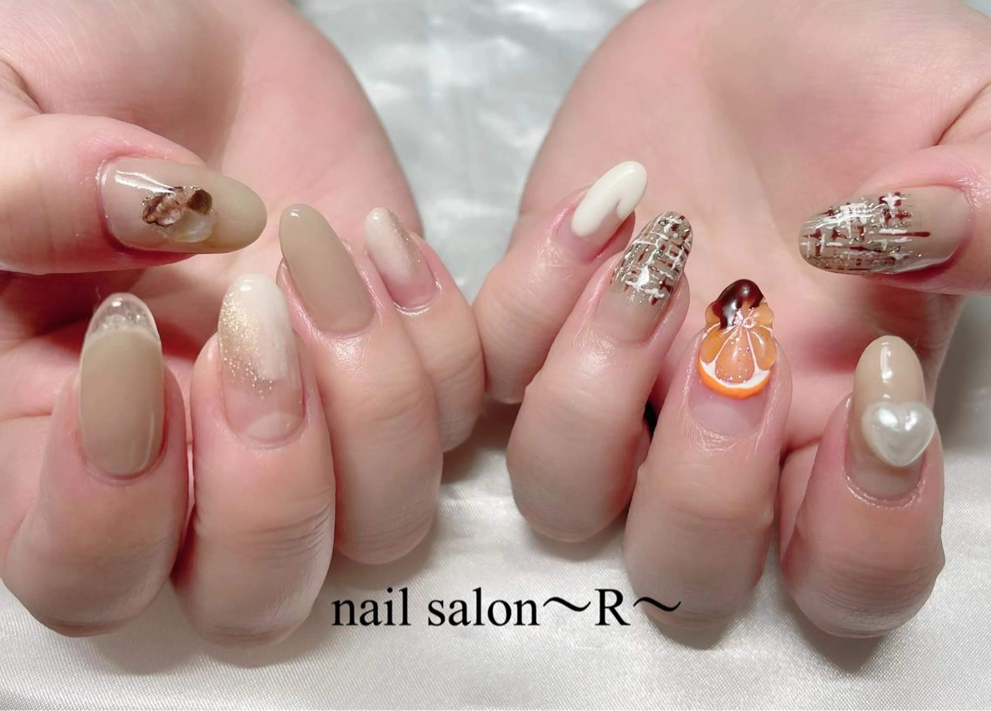 ネイル ハンドネイル 〜 R〜 プライベートサロンのネイルデザイン