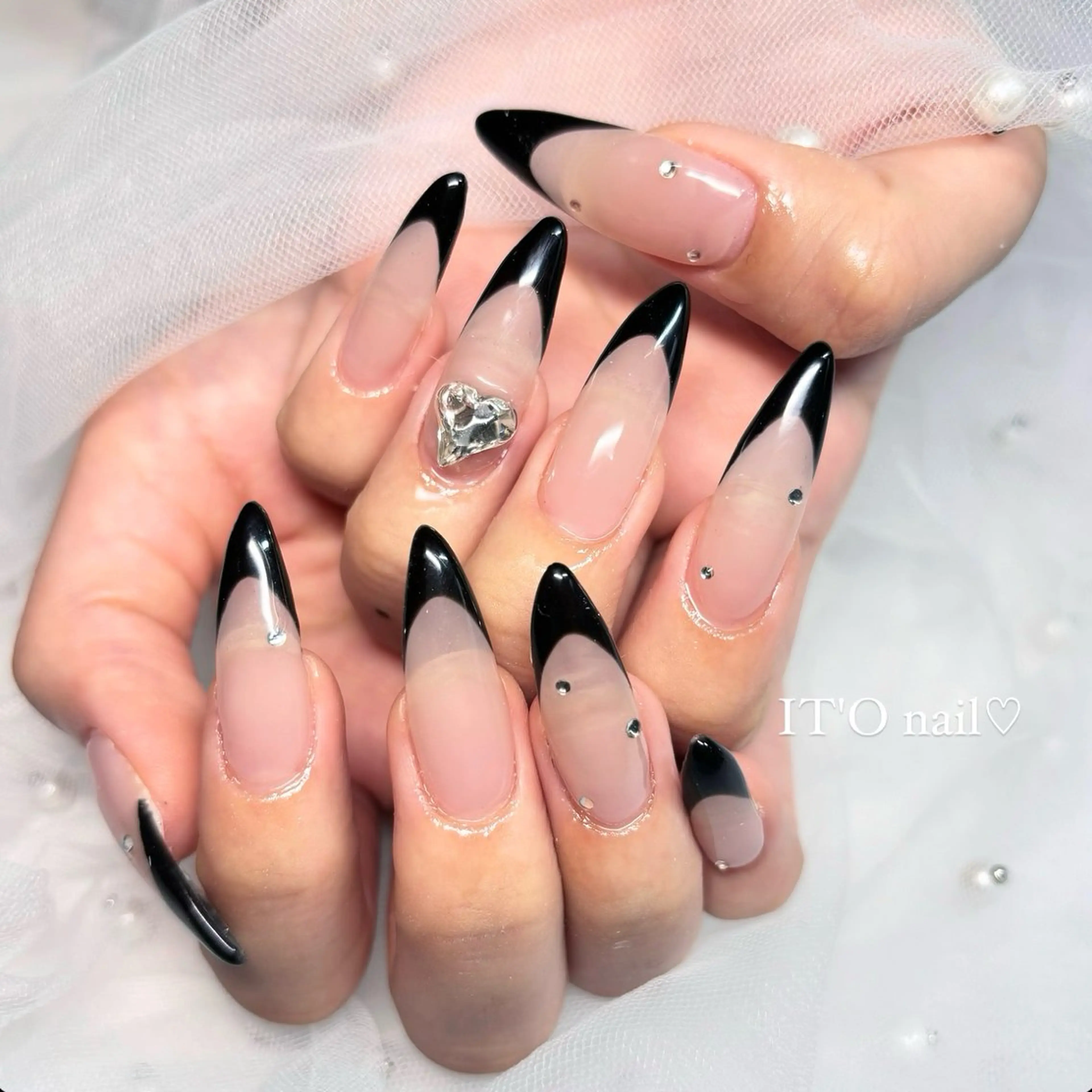 ネイル 🎀藤沢ガーリーネイ ル/長さ出し🎀のネイルデザイン