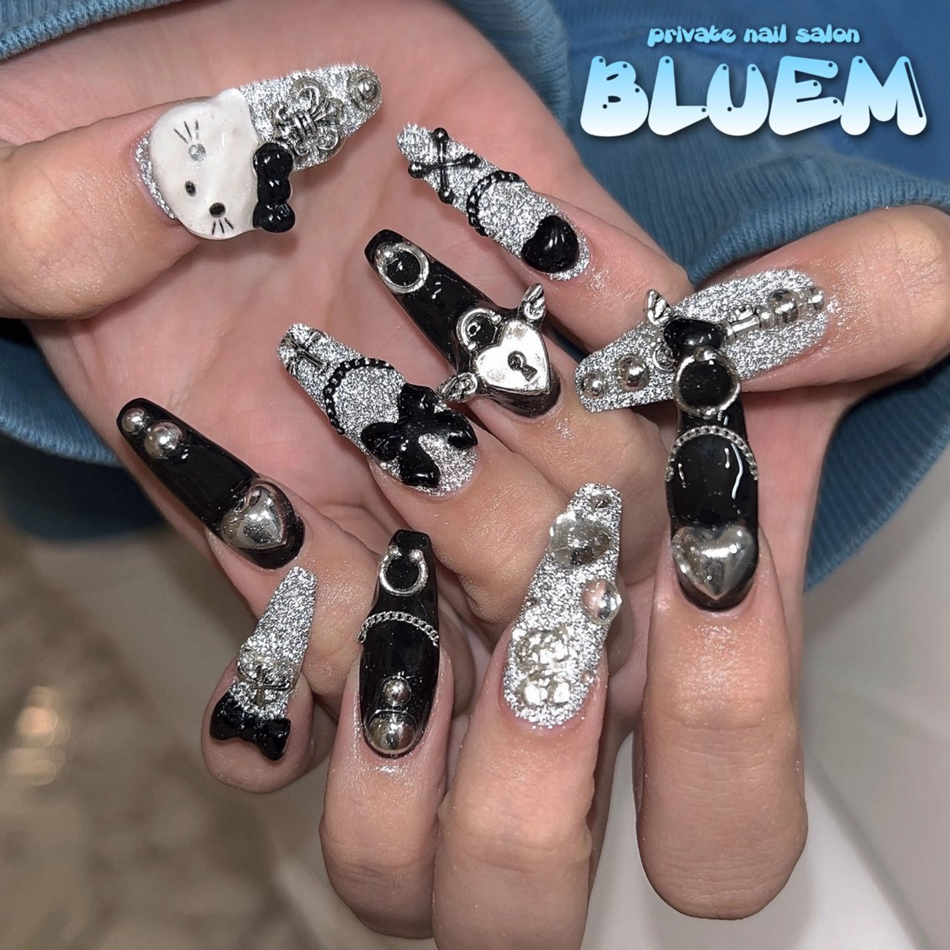 ネイル ハンドネイル BLUEM なな🐶のネイルデザイン